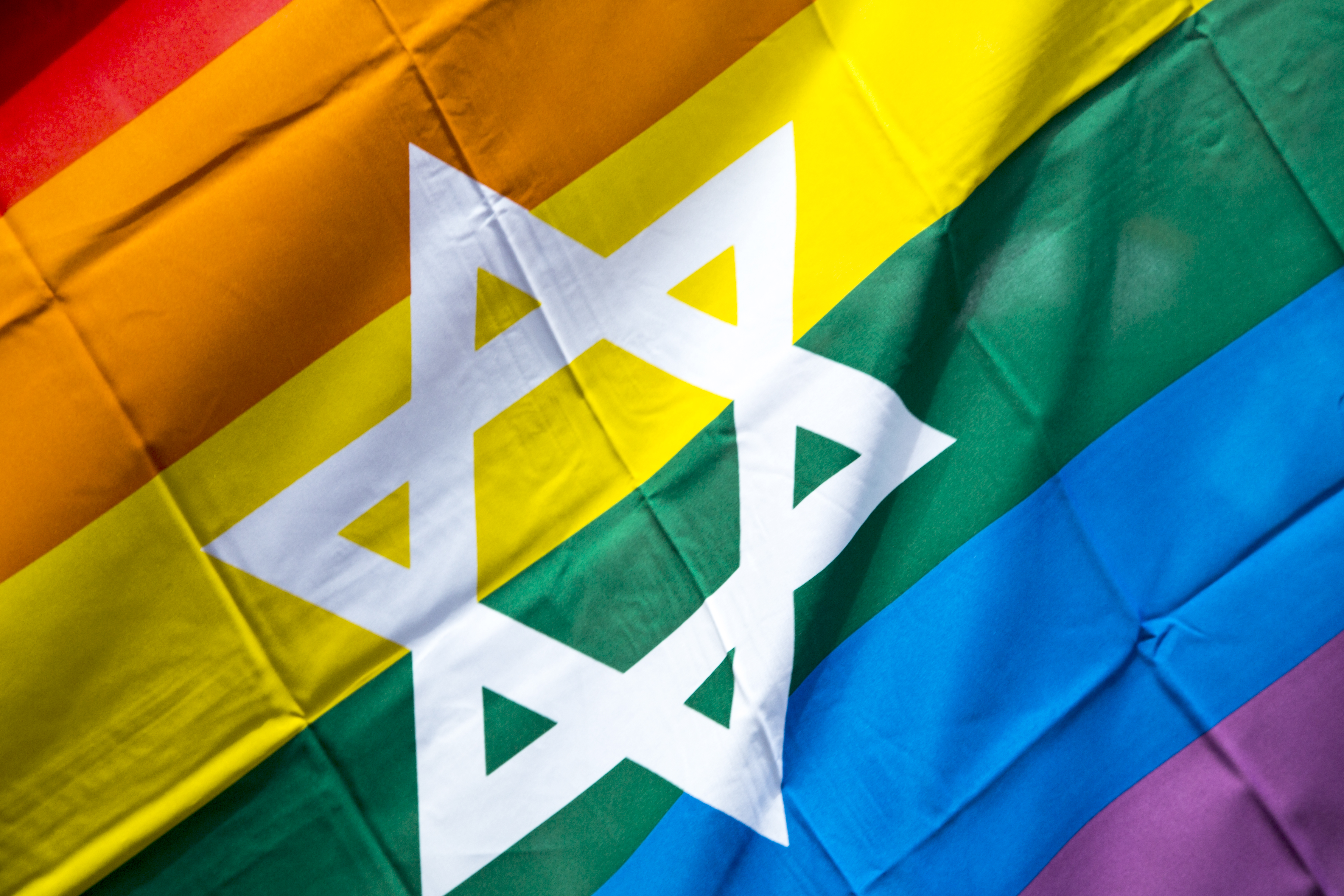 Rainbow Flags &amp; Star of David