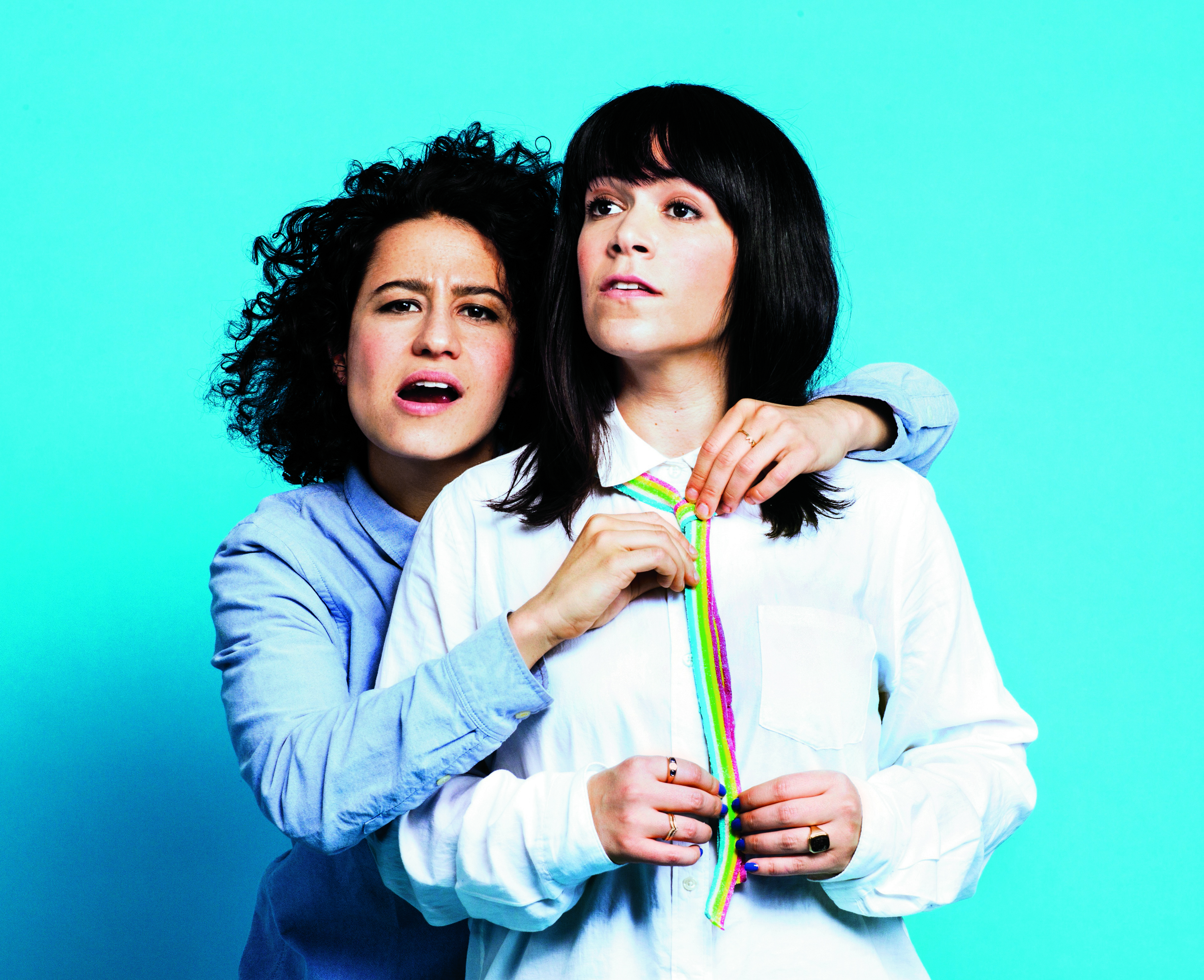 Girl code: Glazer, left, and Jacobson