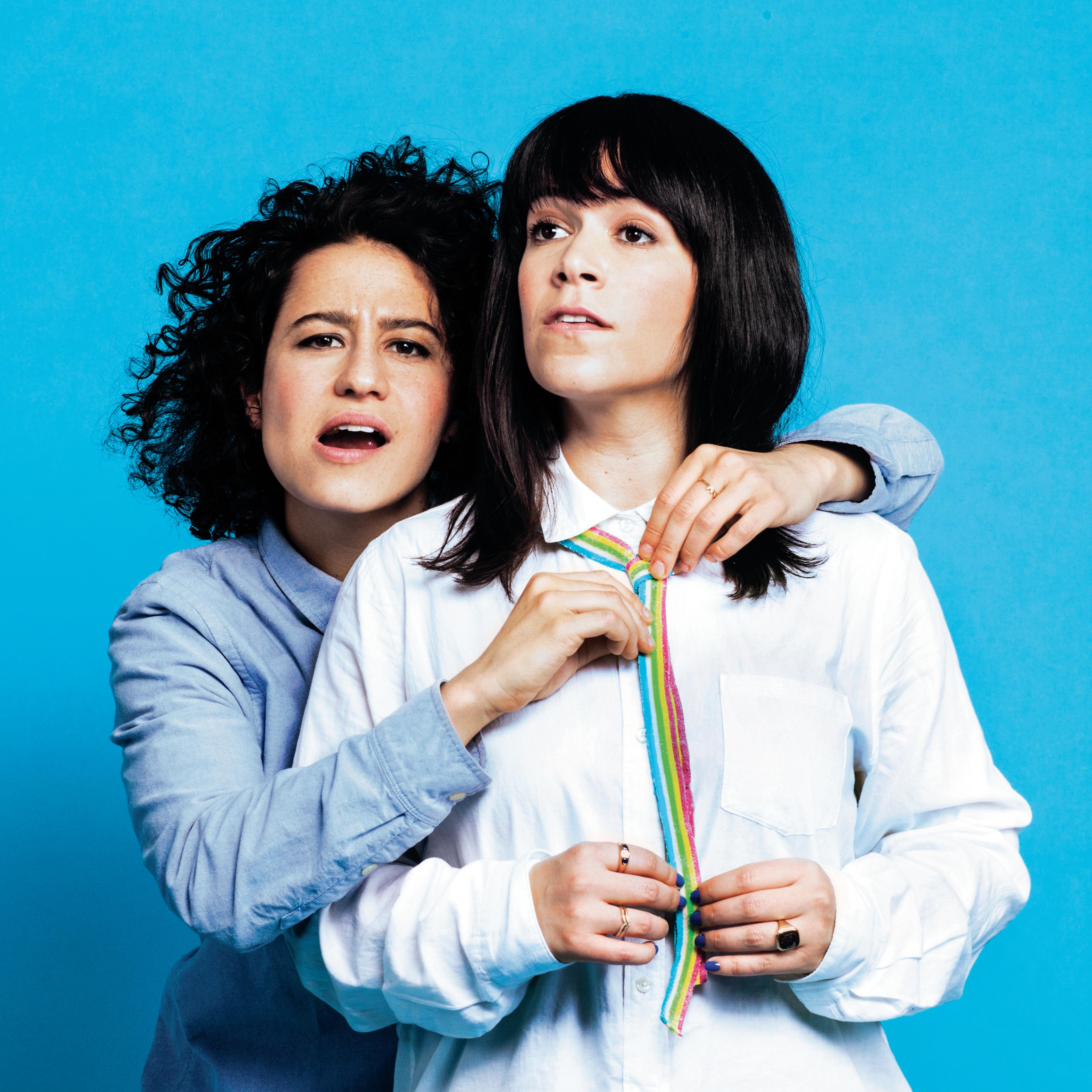 Girl code: Glazer, left, and Jacobson