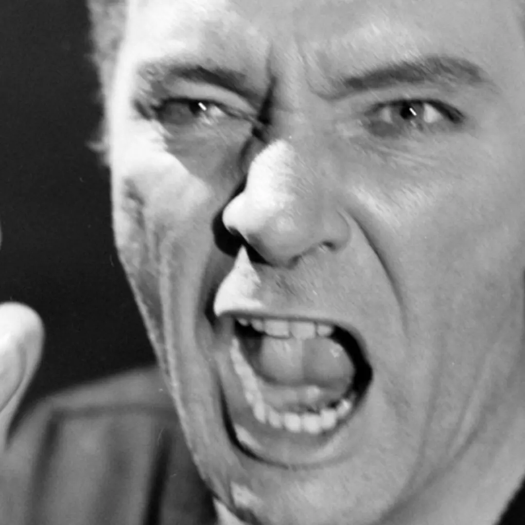 Richard Burton starring in Hamlet, directed by John Gielgud, Broadway, 1964.