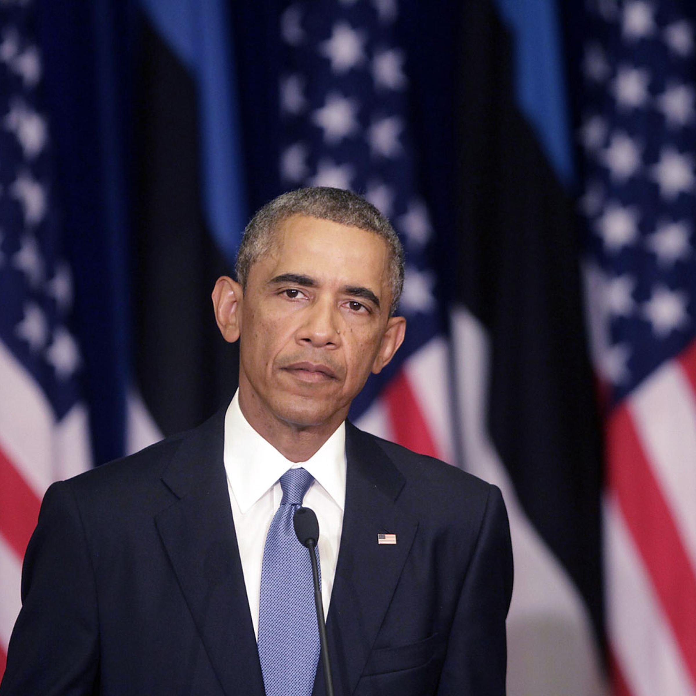 US President Barack Obama in Estonia to discuss security in Baltics