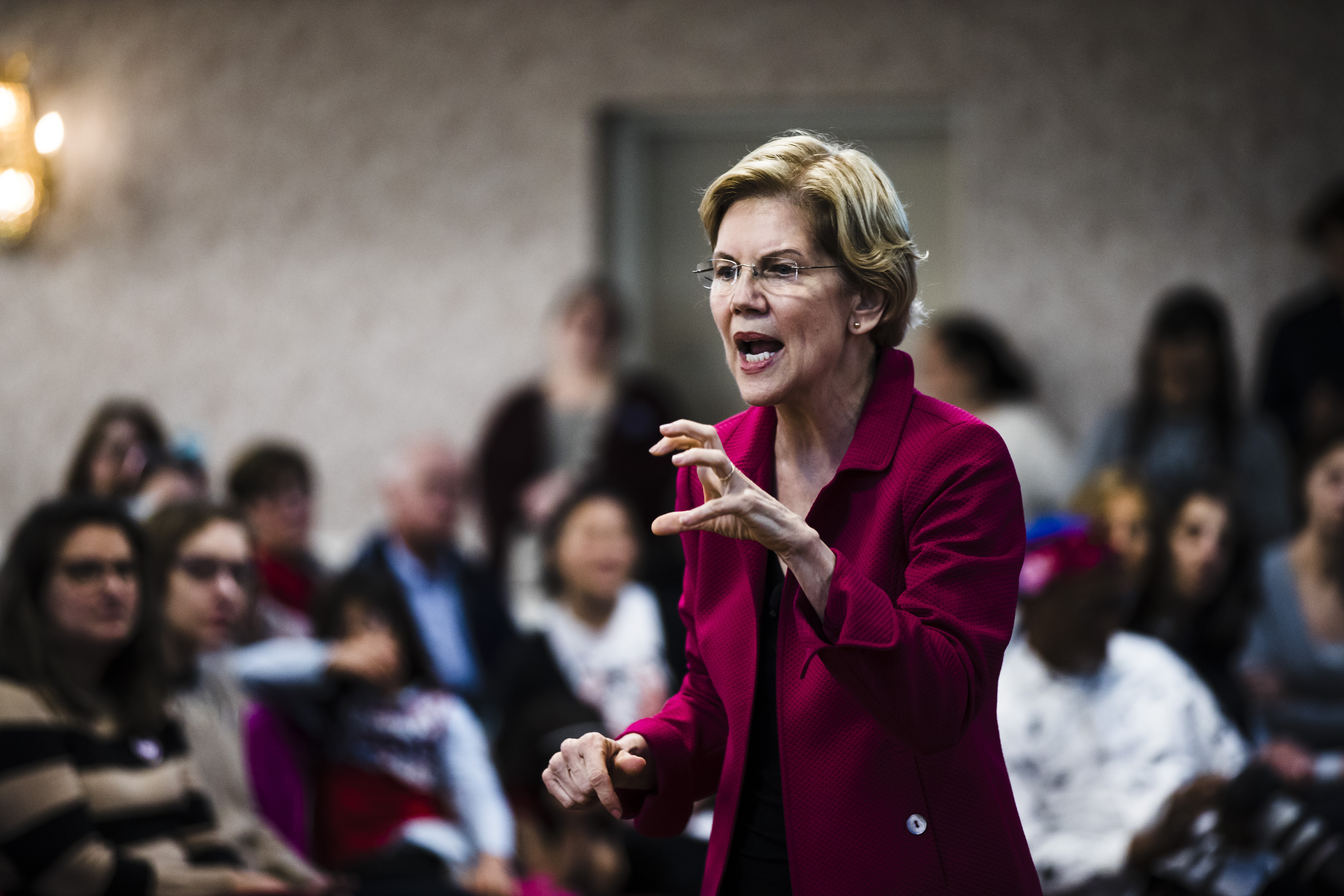Democrat Elizabeth Warren is saying no to a televised town hall on Fox News, slamming the network as "a hate-for-profit racket".