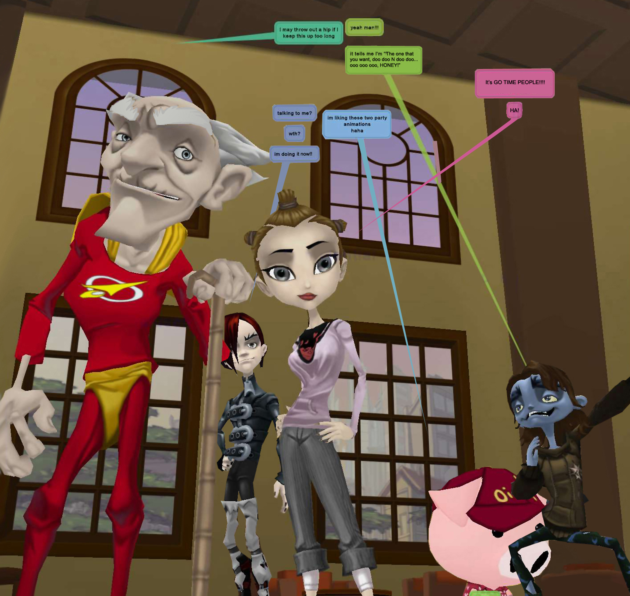 Avatars from Google Lively.