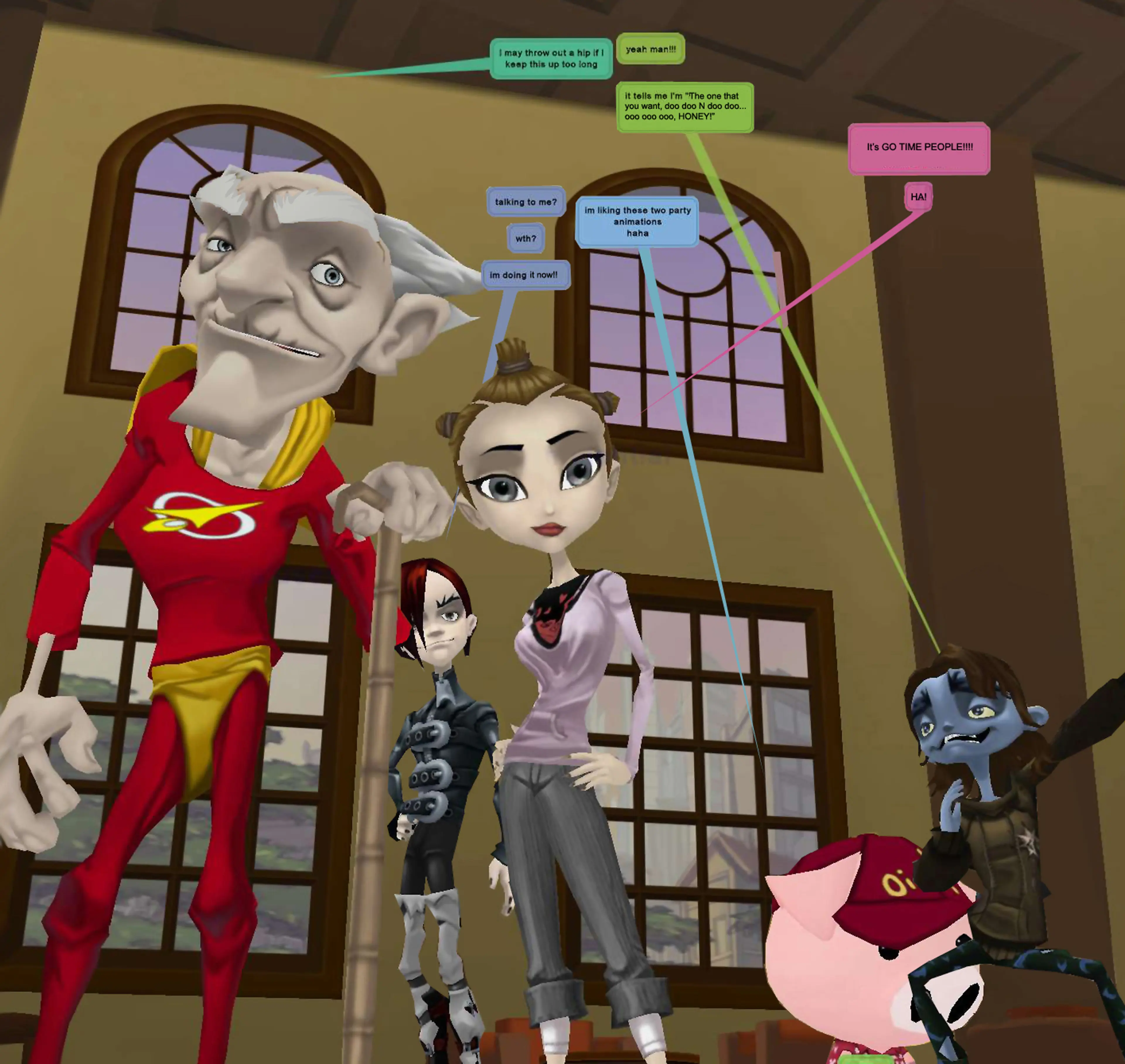 Avatars from Google Lively.