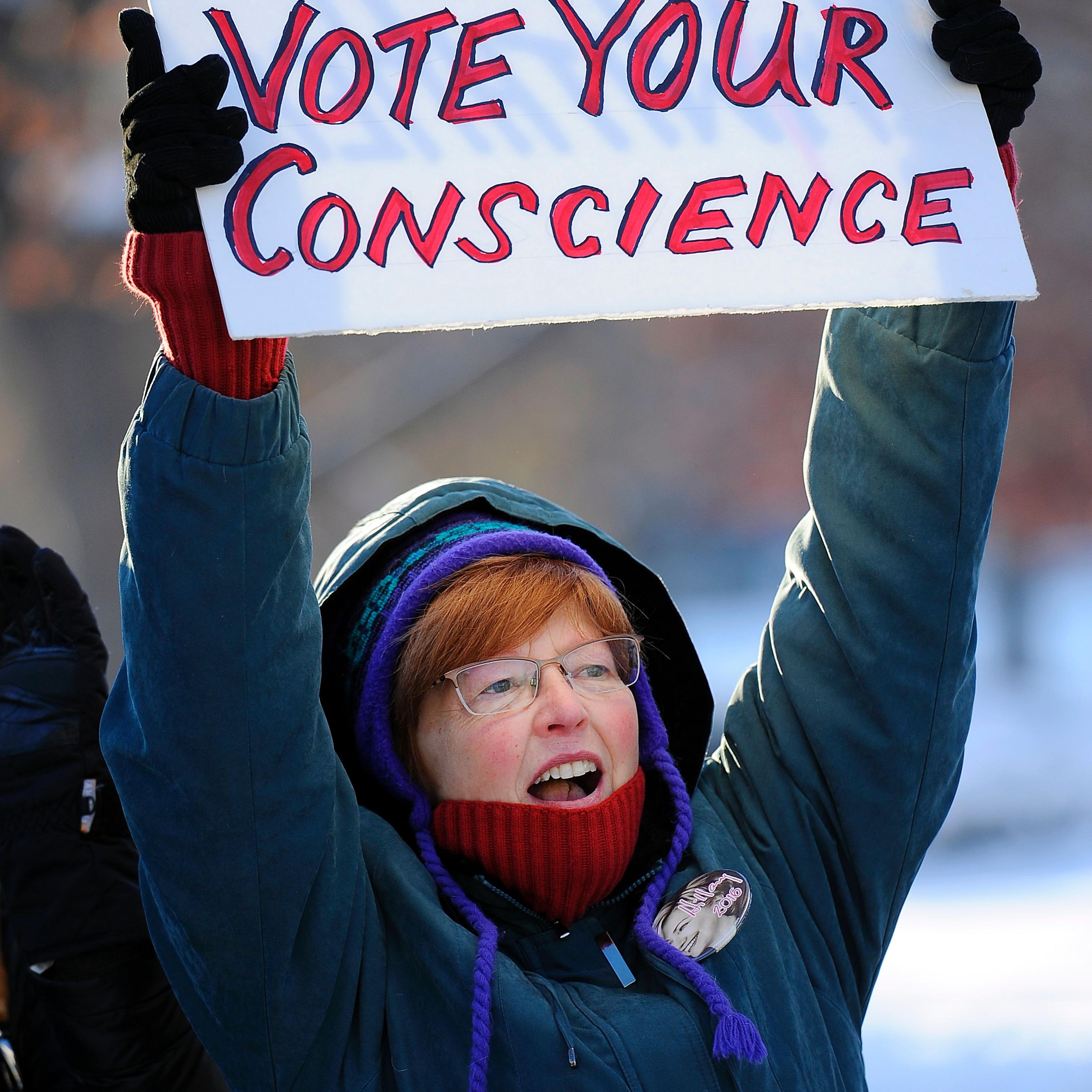 US-POLITICS-VOTE-TRUMP-PROTEST