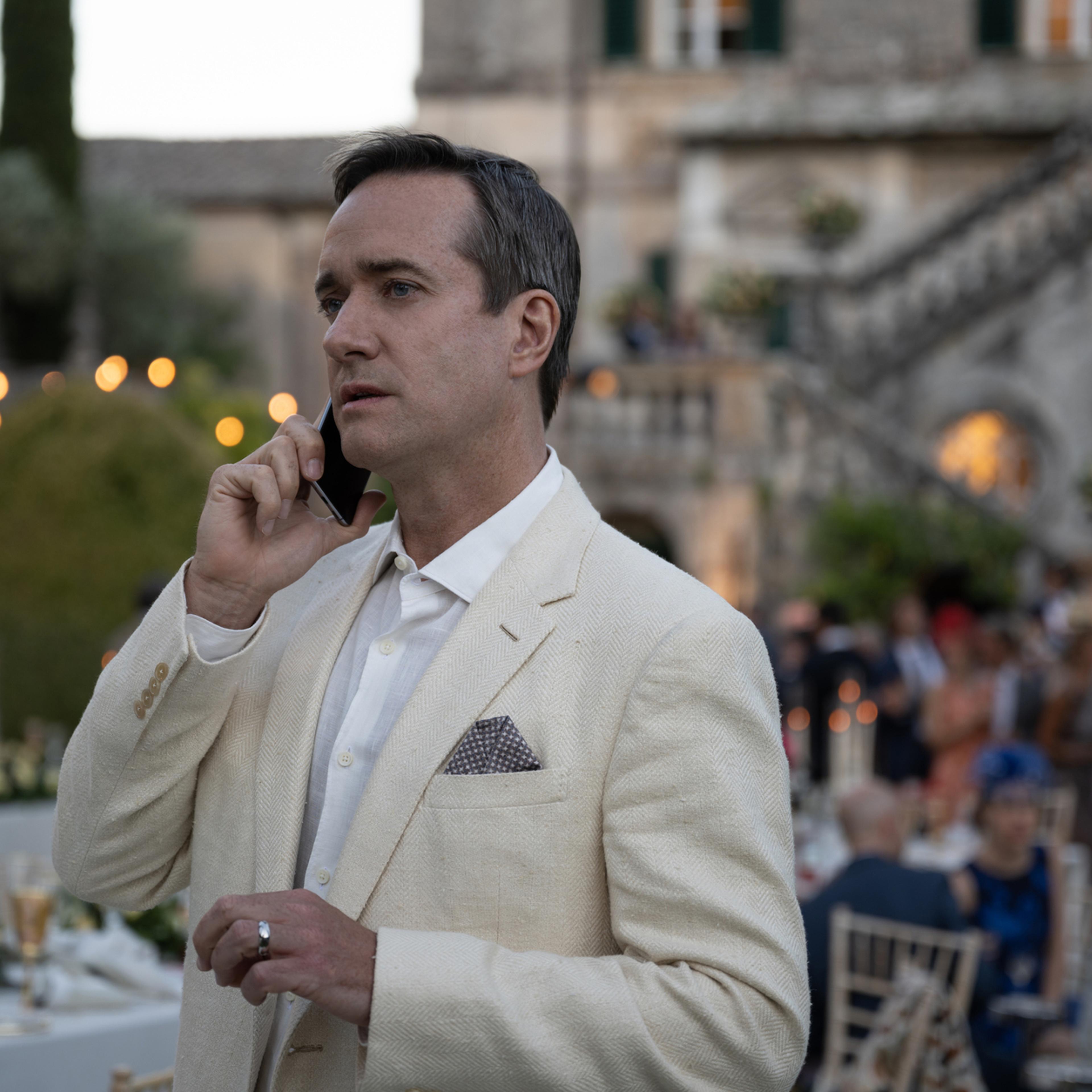 HBO Succession S3 06.30.21 Italy S3 Ep 9 - BB22, B22pt - ext wedding venue, Tom on phone to shive, Greg & Tom talk end game Kriti Fitts - Publicist kristi.fitts@warnermedia.com Succession S2 | Sourdough Productions, LLC Silvercup Studios East