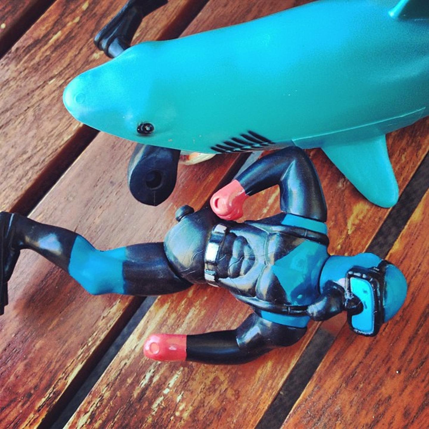 While babysitting his 6-year-old nephew, the little boy showed the toys to Coots. "It's you uncle Mike," he said.