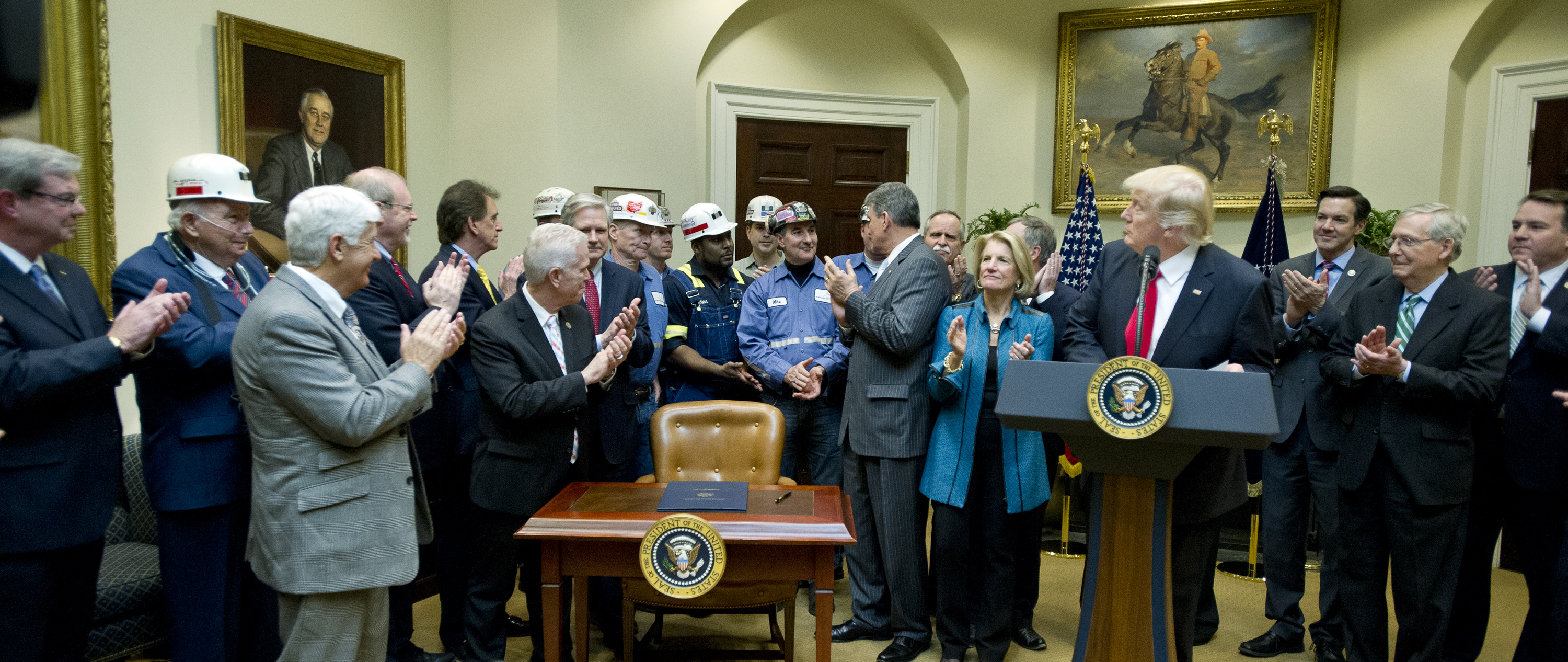 Donald Trump Signs Bill Eliminating Regulations On The Mining Industry