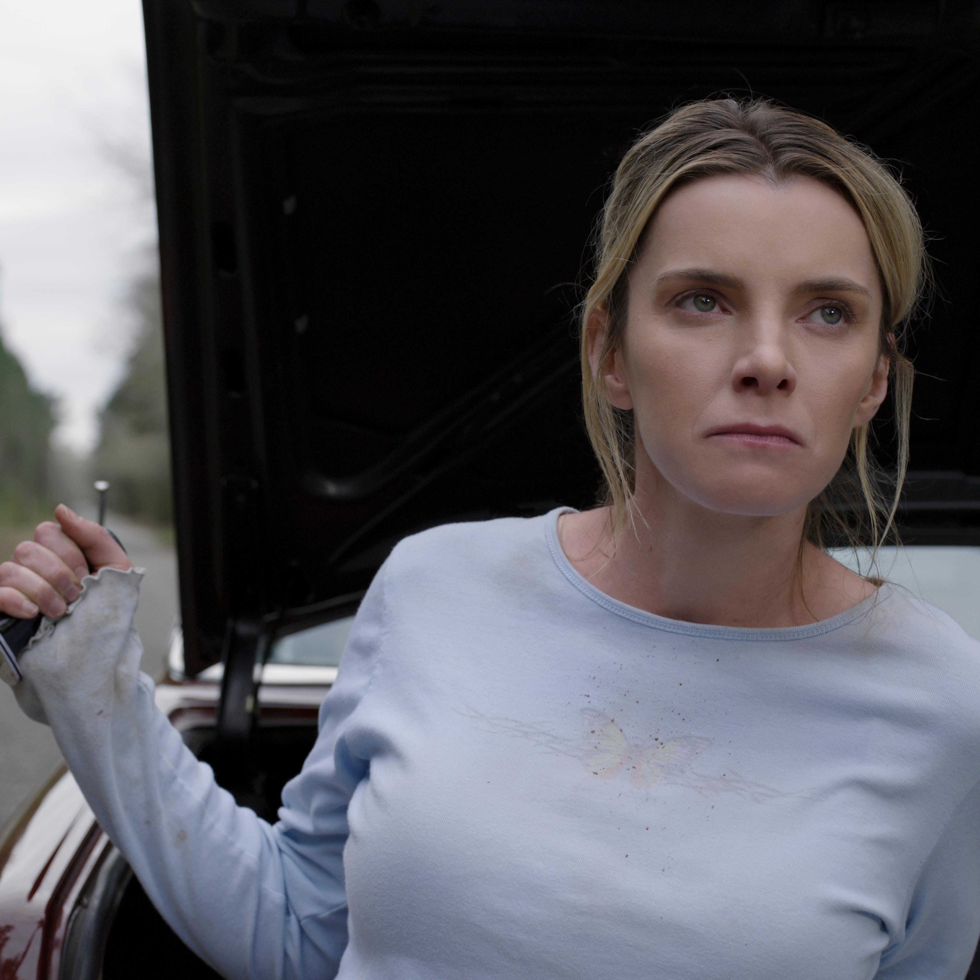Betty Gilpin in "The Hunt."