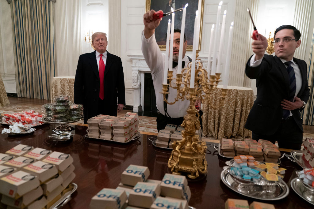President Trump Hosts College Football Champion Clemson Tigers At White House