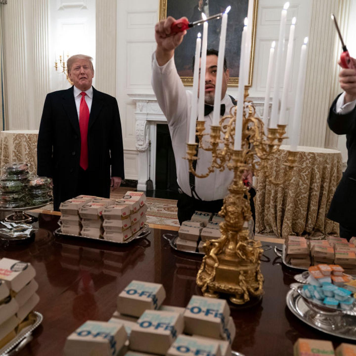 President Trump Hosts College Football Champion Clemson Tigers At White House