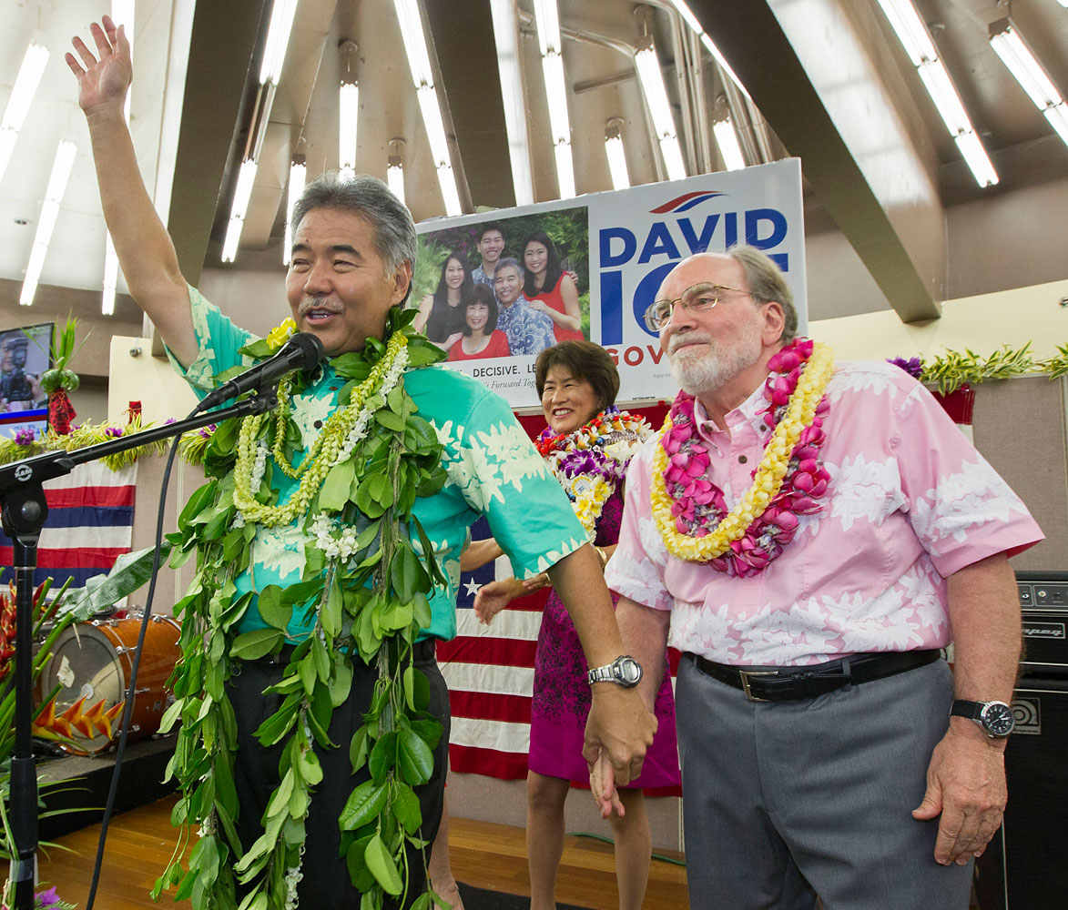 Neil Abercrombie, David Ige