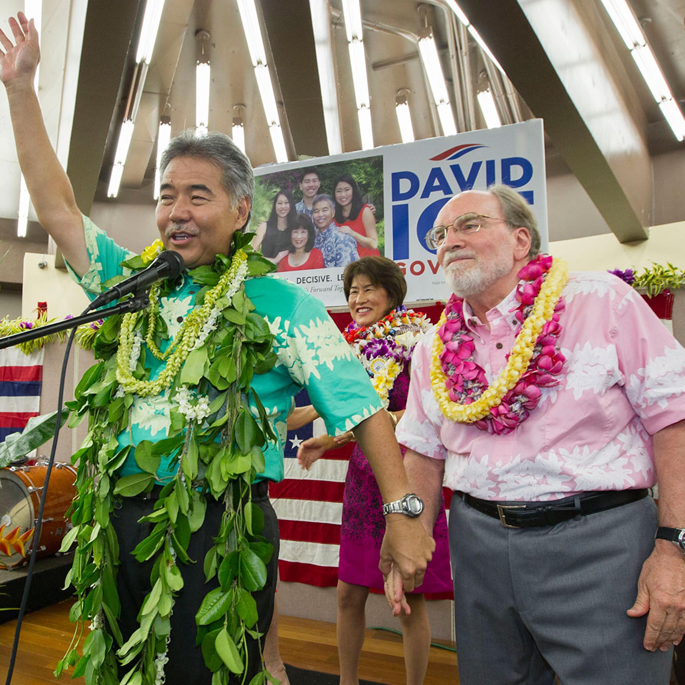 Neil Abercrombie, David Ige