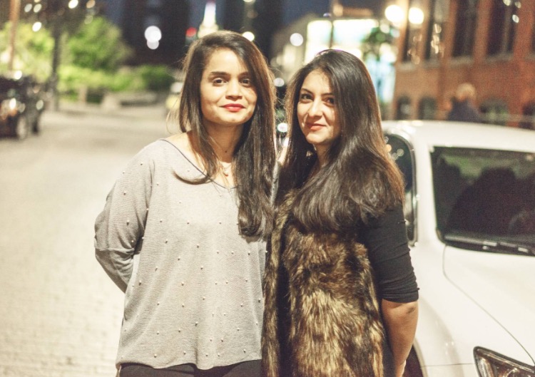 Sarah Munir, left, and Purvi Thacker