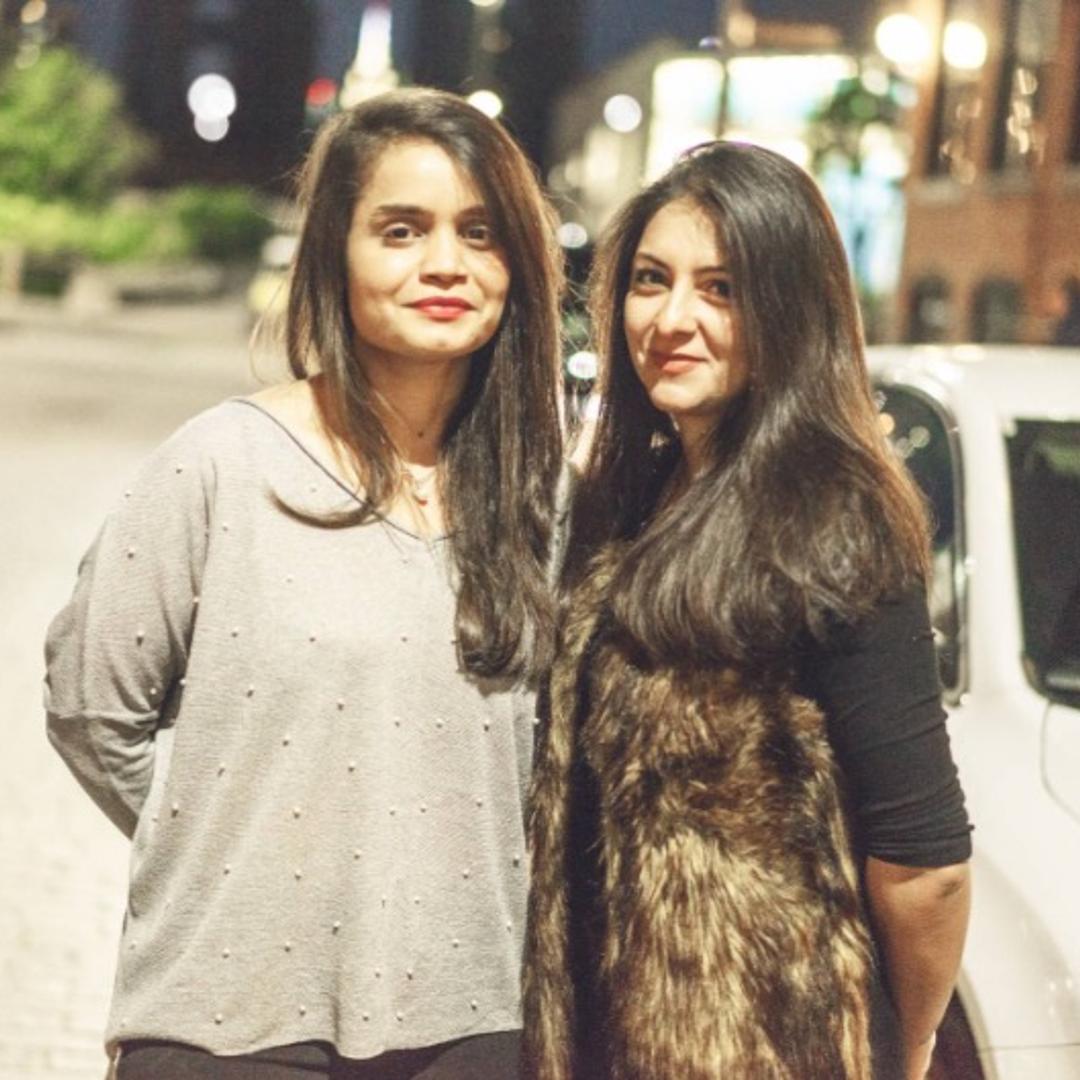 Sarah Munir, left, and Purvi Thacker