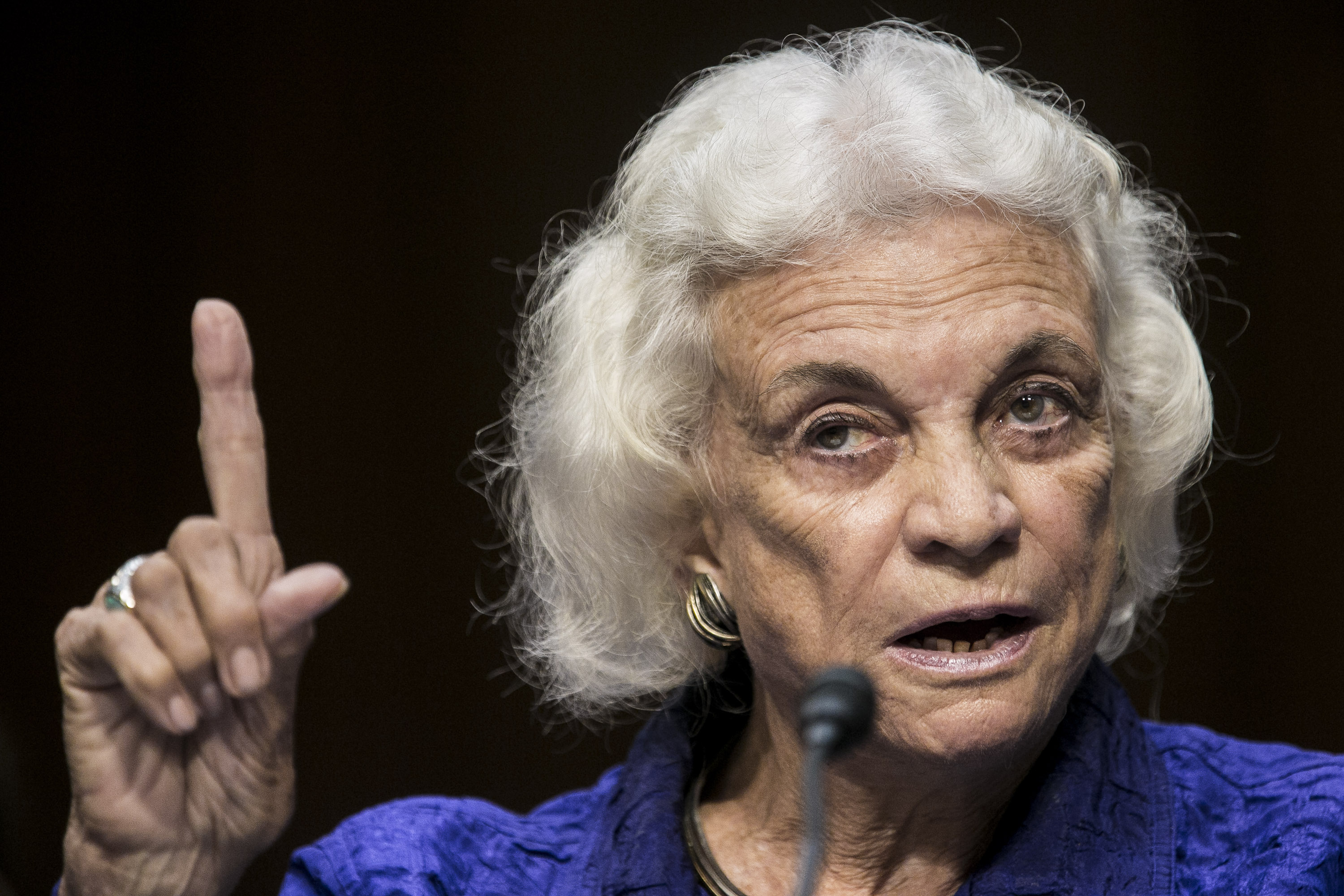 Former Supreme Court Justice Sandra Day O'Connor Testifies At Senate Hearing