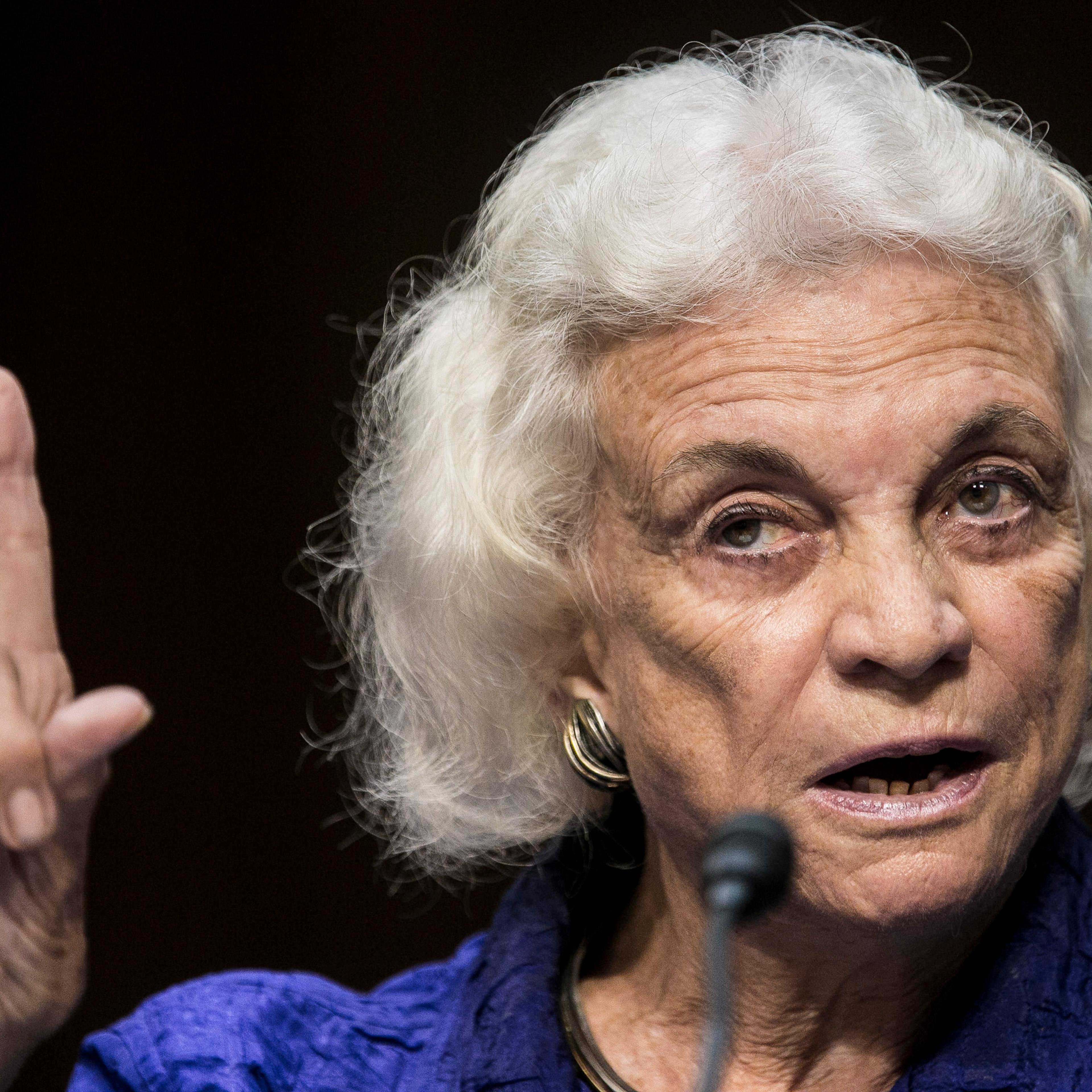 Former Supreme Court Justice Sandra Day O'Connor Testifies At Senate Hearing