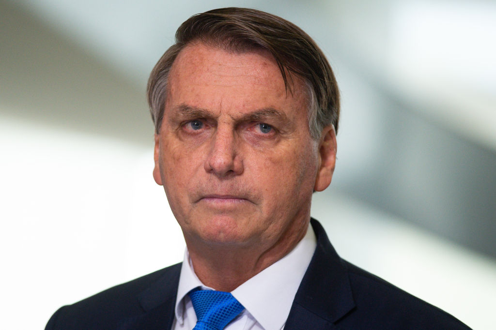 President Bolsonaro Holds Press Conference After Firing Military Chiefs And Defense Head