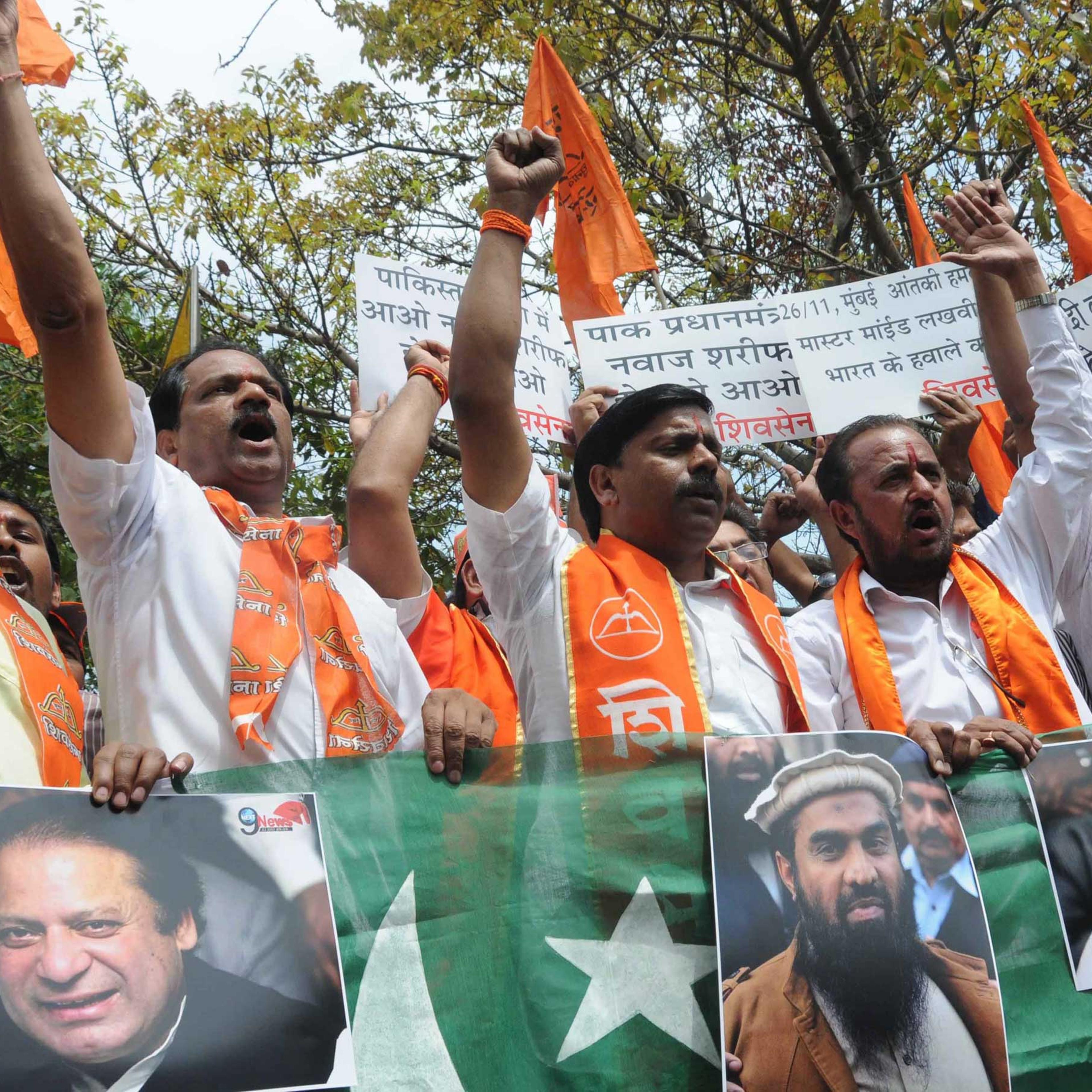 Protest against release of 2008 Mumbai attacks mastermind