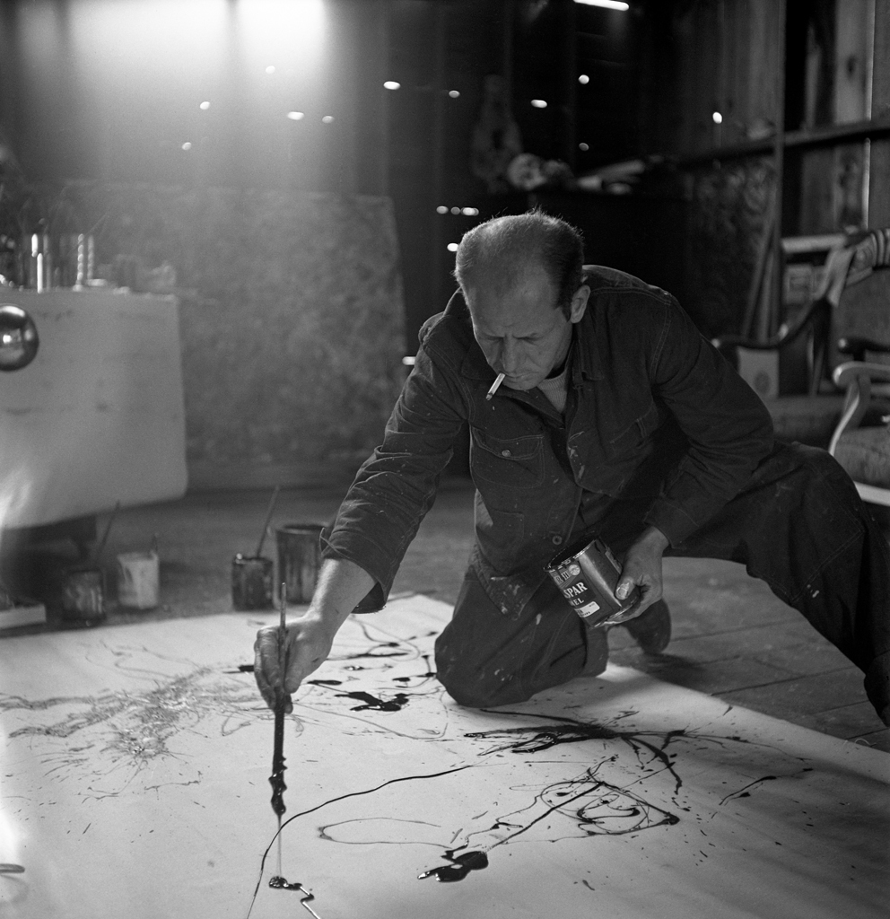 Jackson Pollock: Rare Early Photos of the Action Painter at Work