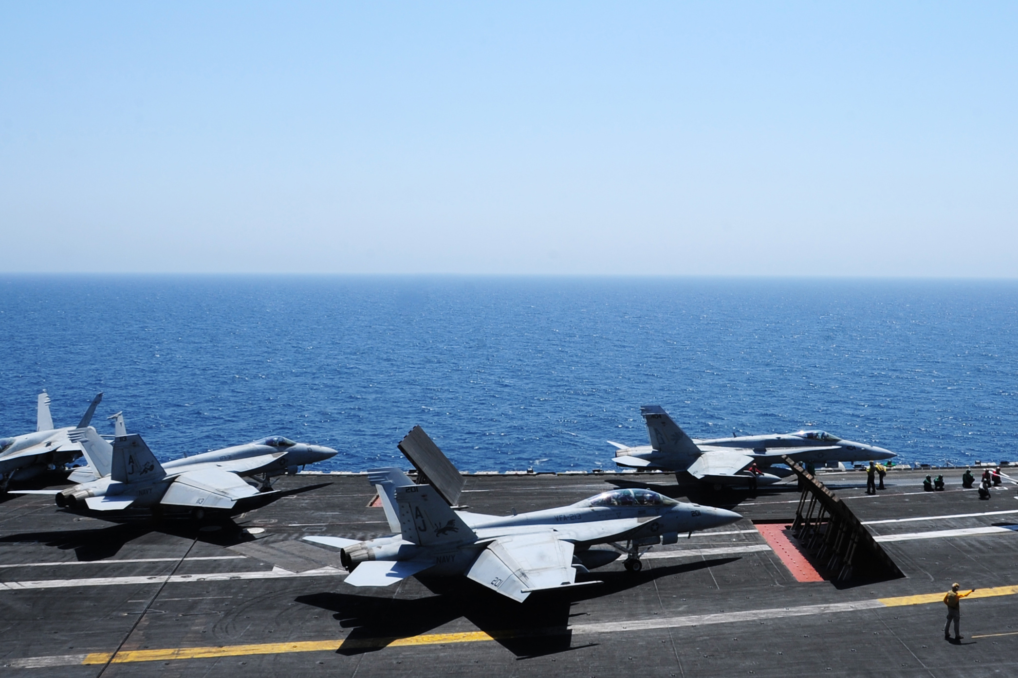 George H.W. Bush is supporting maritime security operations and theater security cooperation efforts in the U.S. 5th Fleet area of responsibility.