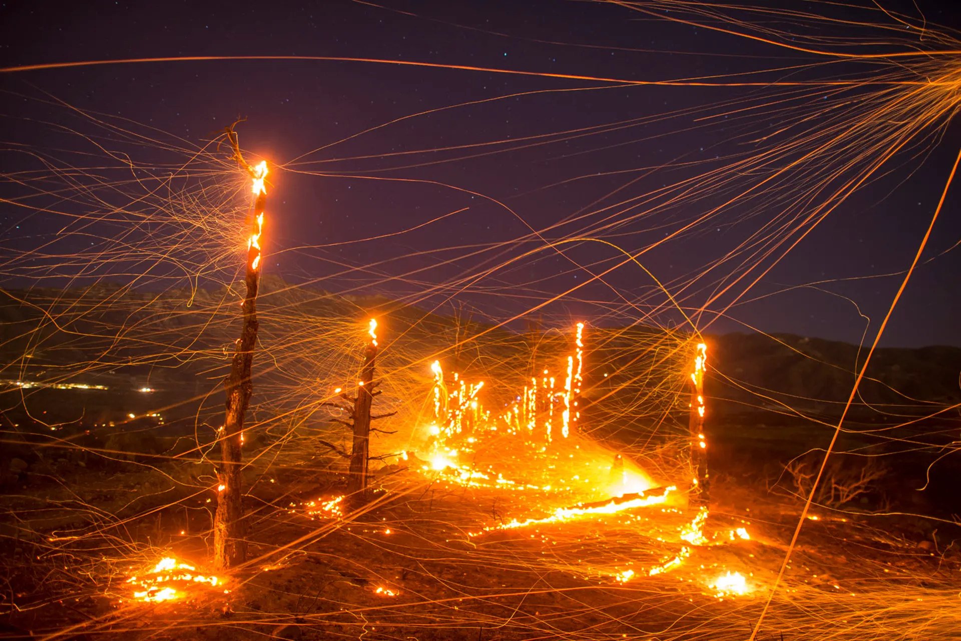 Stuart Palley Chasing Blazes: Stuart Palley's Photos of Wildfires