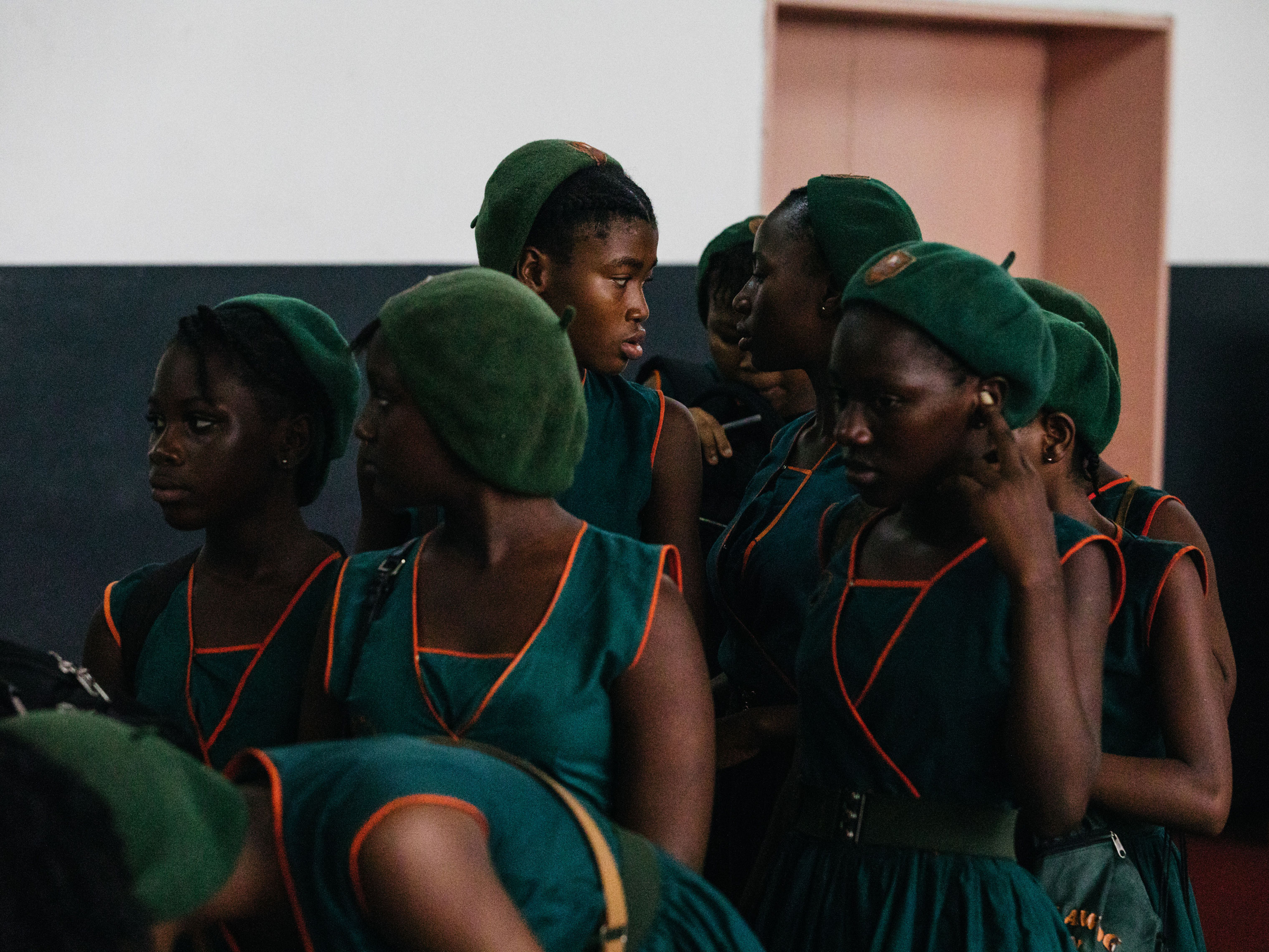 School girls sign up for family planning consultancy at the Miatta Conference Hall