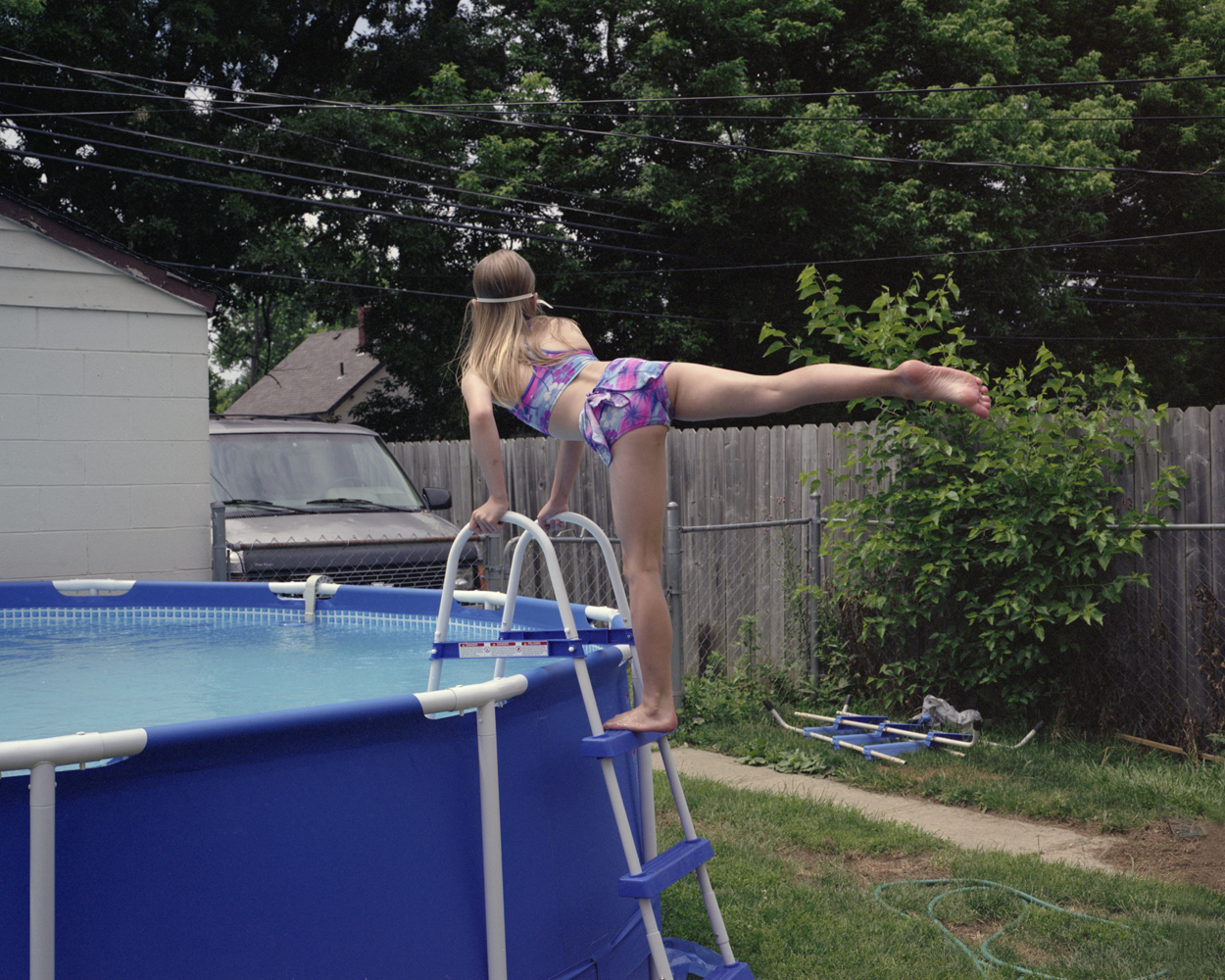 If Erica could swim every single day of the year, she would.  2009