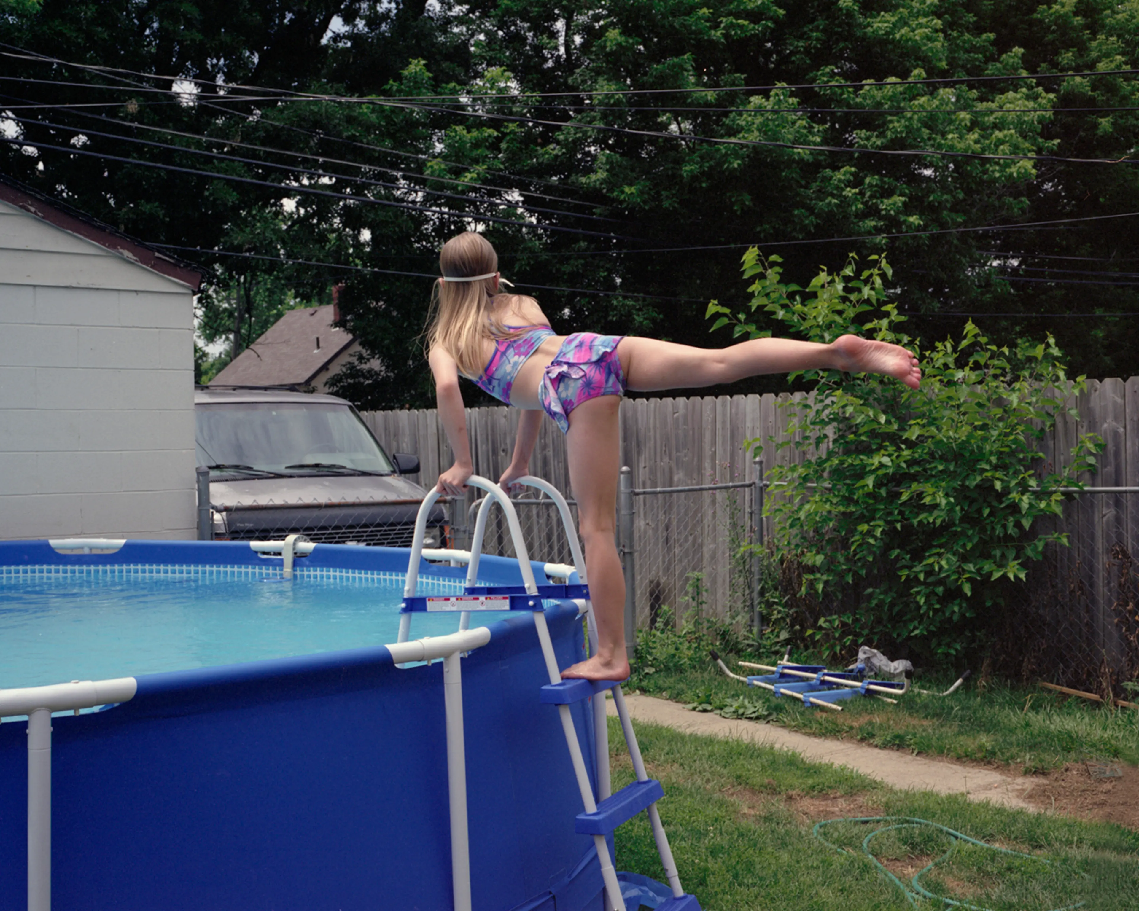 If Erica could swim every single day of the year, she would. 2009