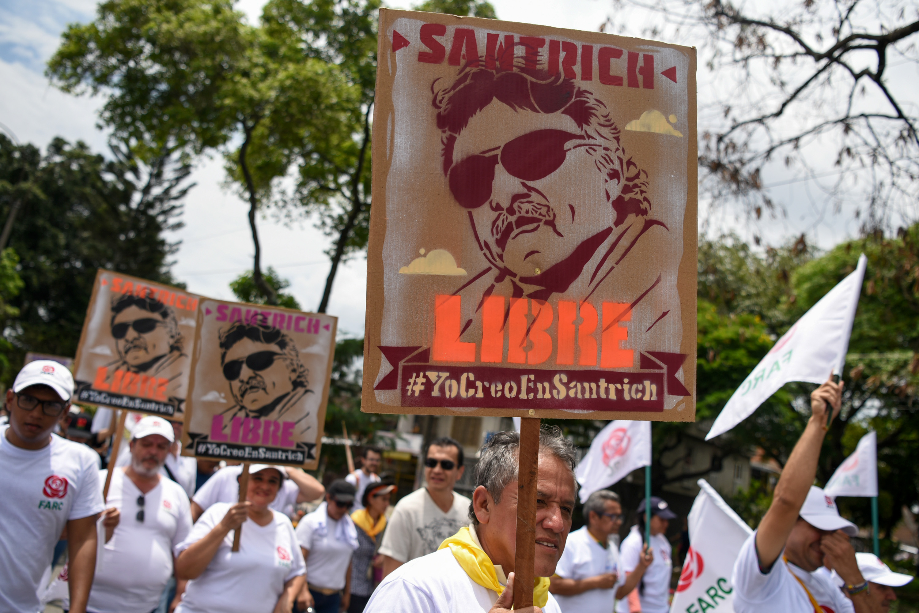 COLOMBIA-MAYDAY-LABOUR-MARCH