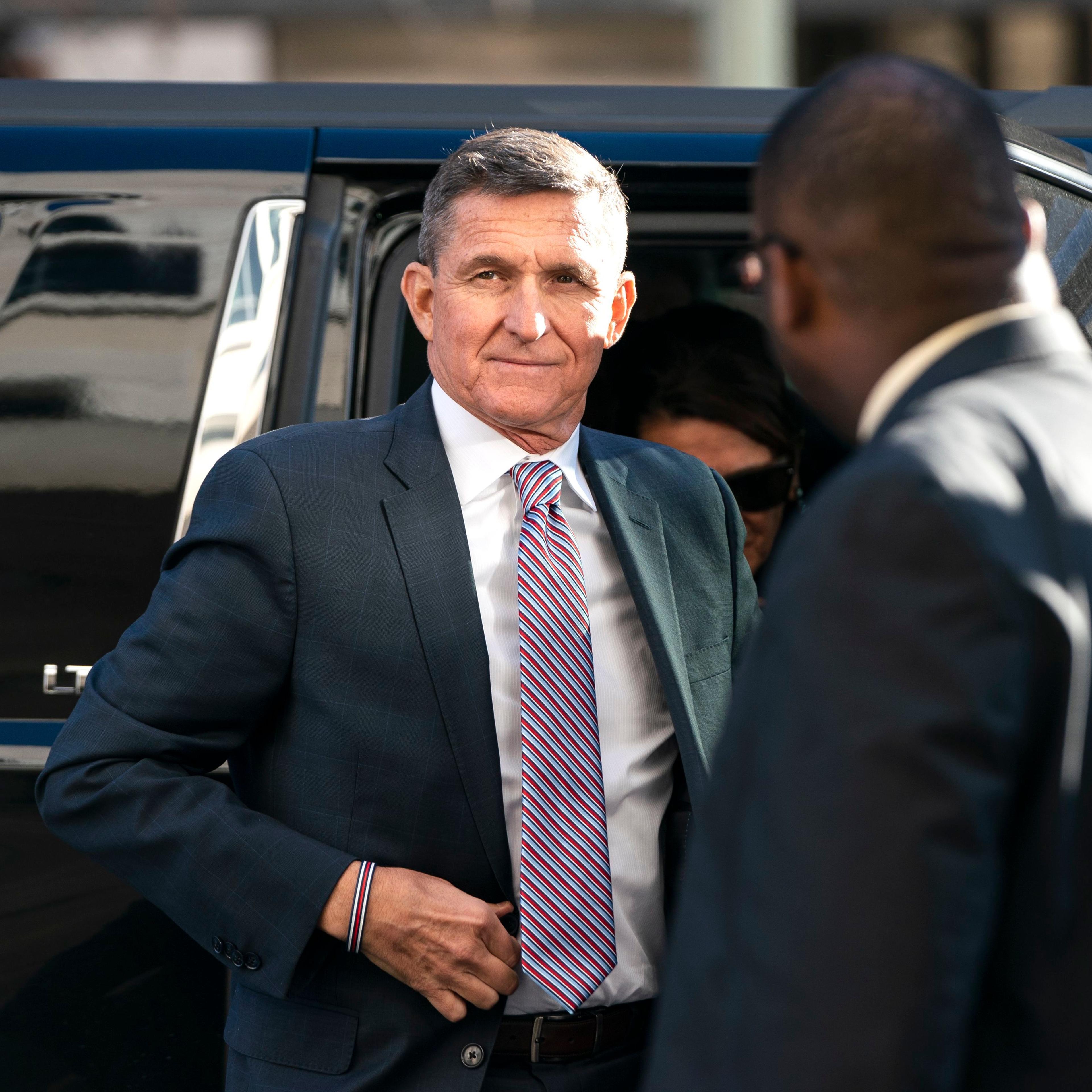 Michael Flynn arrives for sentencing hearing in DC, Washington, USA - 18 Dec 2018
