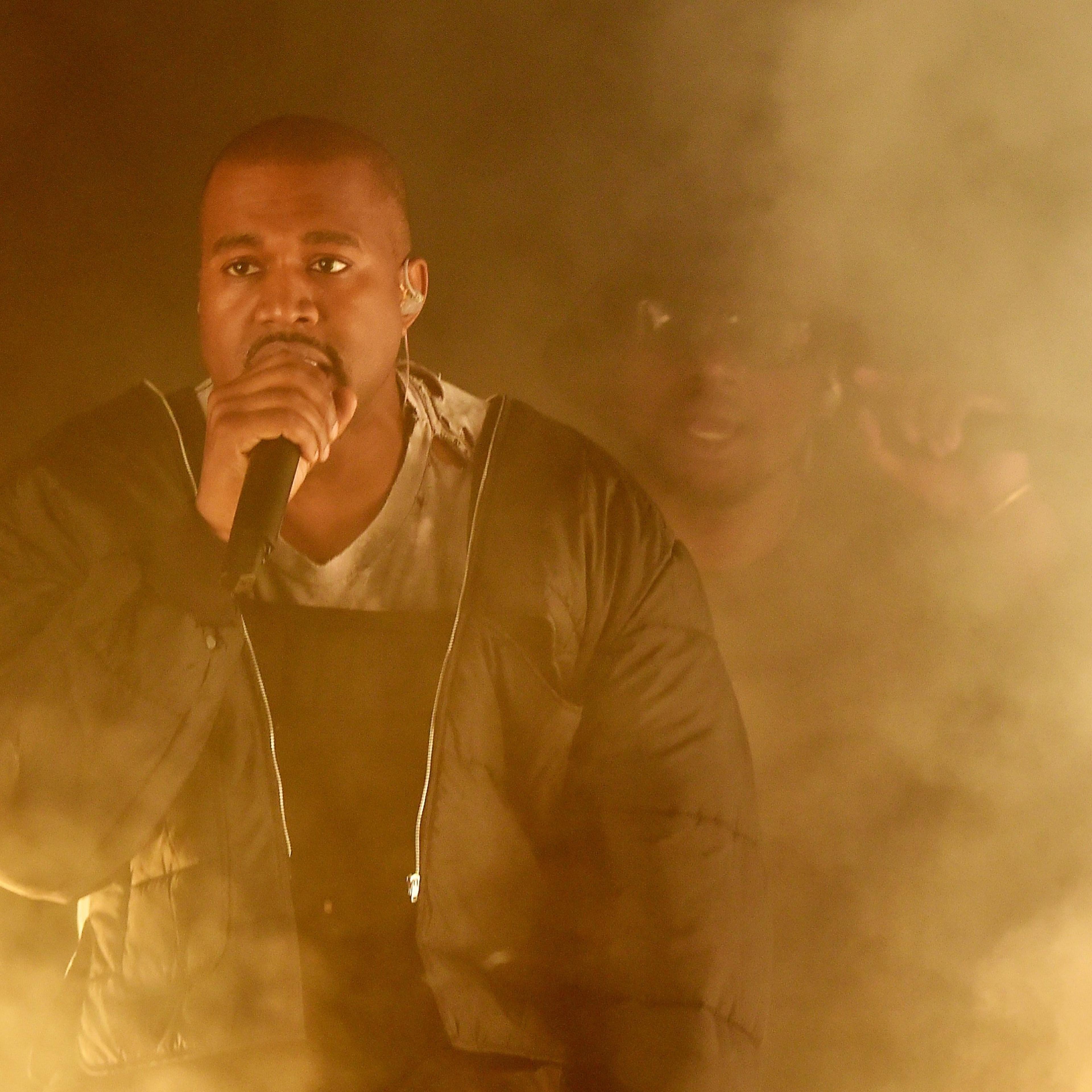 Rapper Kanye West performs onstage during the 2015 Billboard Music Awards at MGM Grand Garden Arena on May 17, 2015 in Las Vegas.