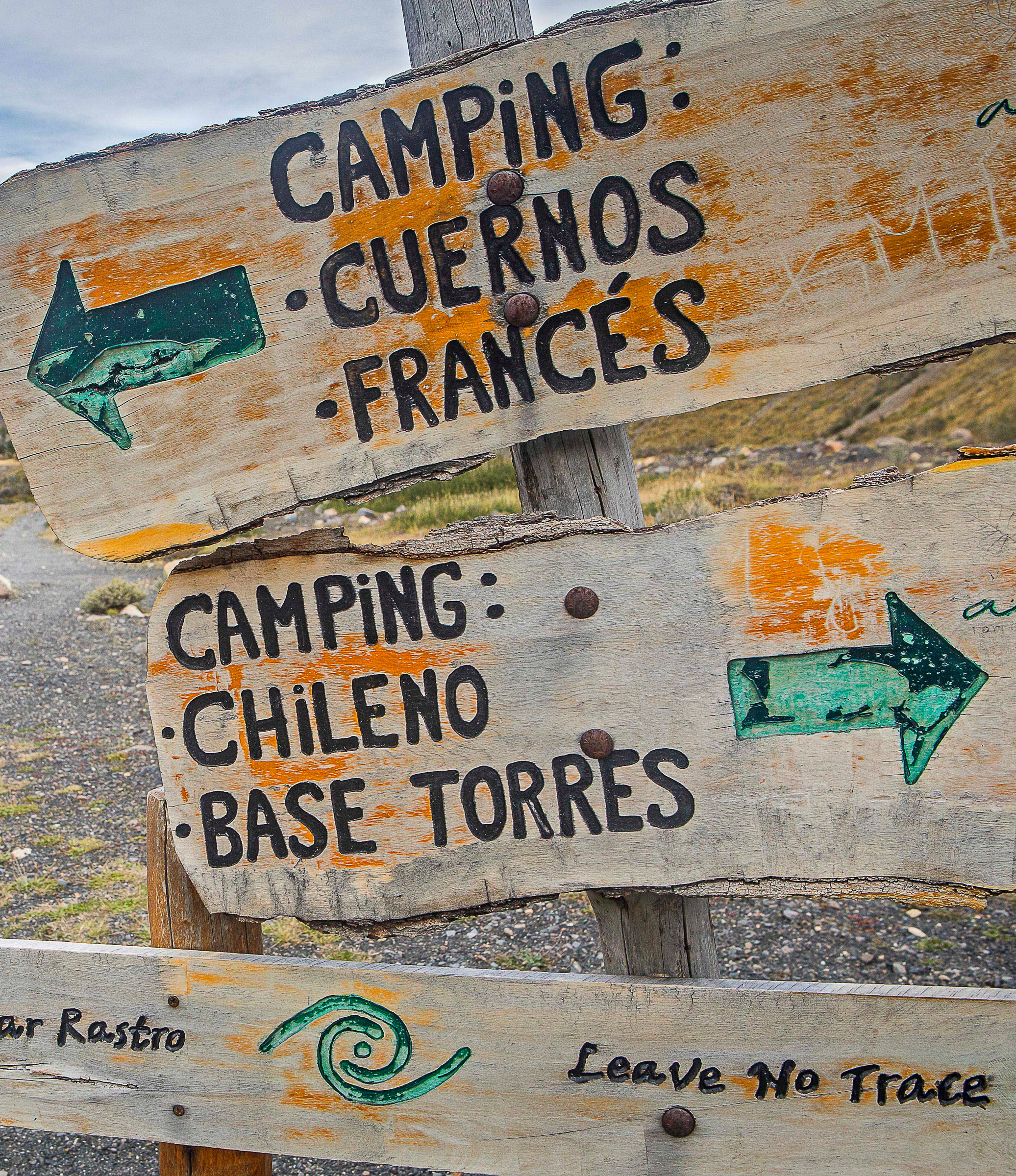 The Torres Sector in Torres del Paine national park, Patagonia, Chile.