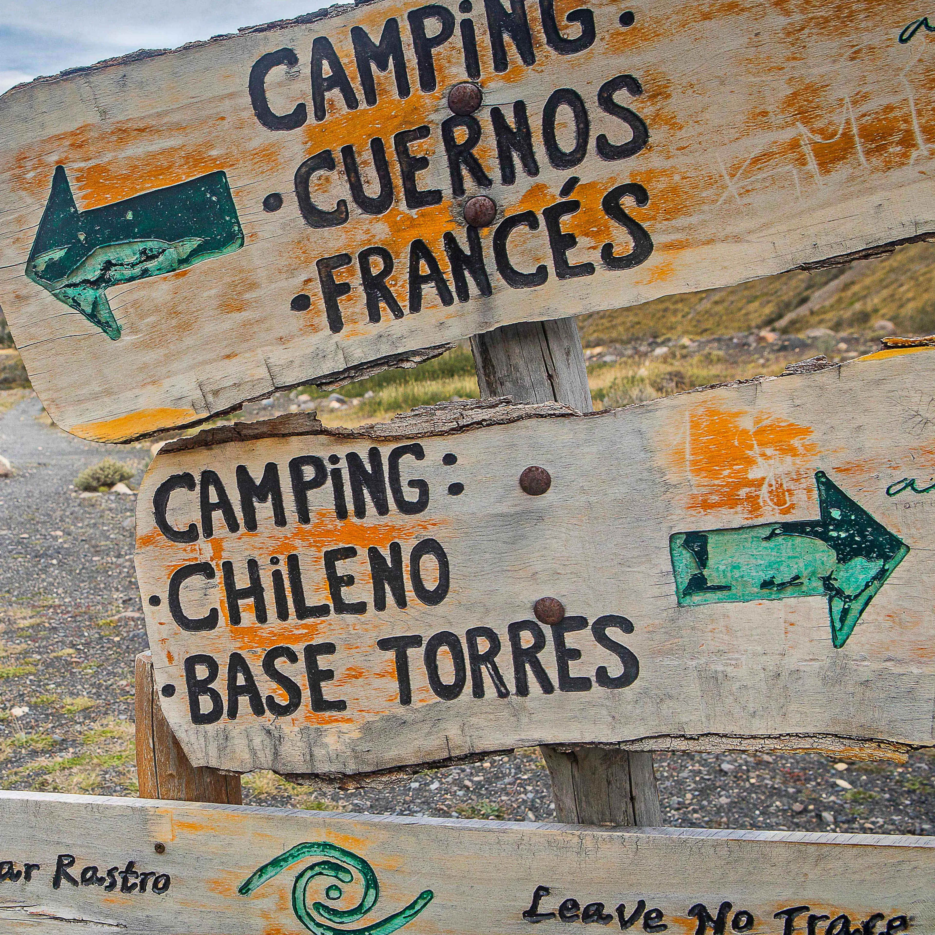The Torres Sector in Torres del Paine national park, Patagonia, Chile.