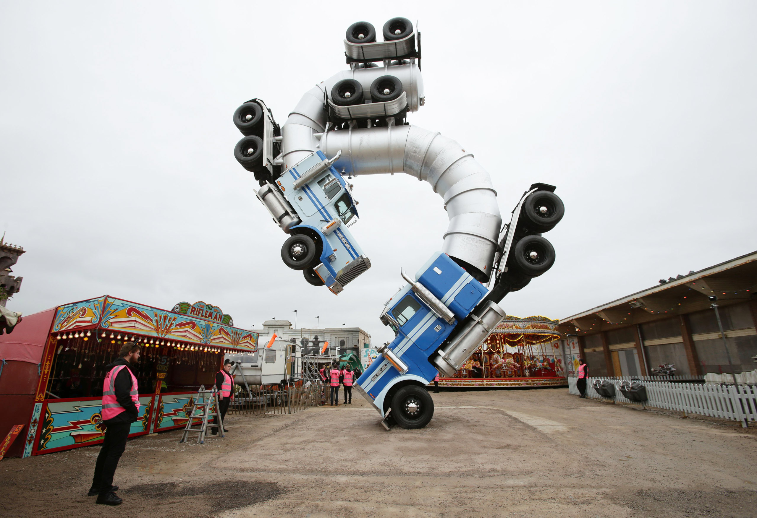 Banksy Unveils Dismaland, an Art World's Mirror Disneyland in UK
