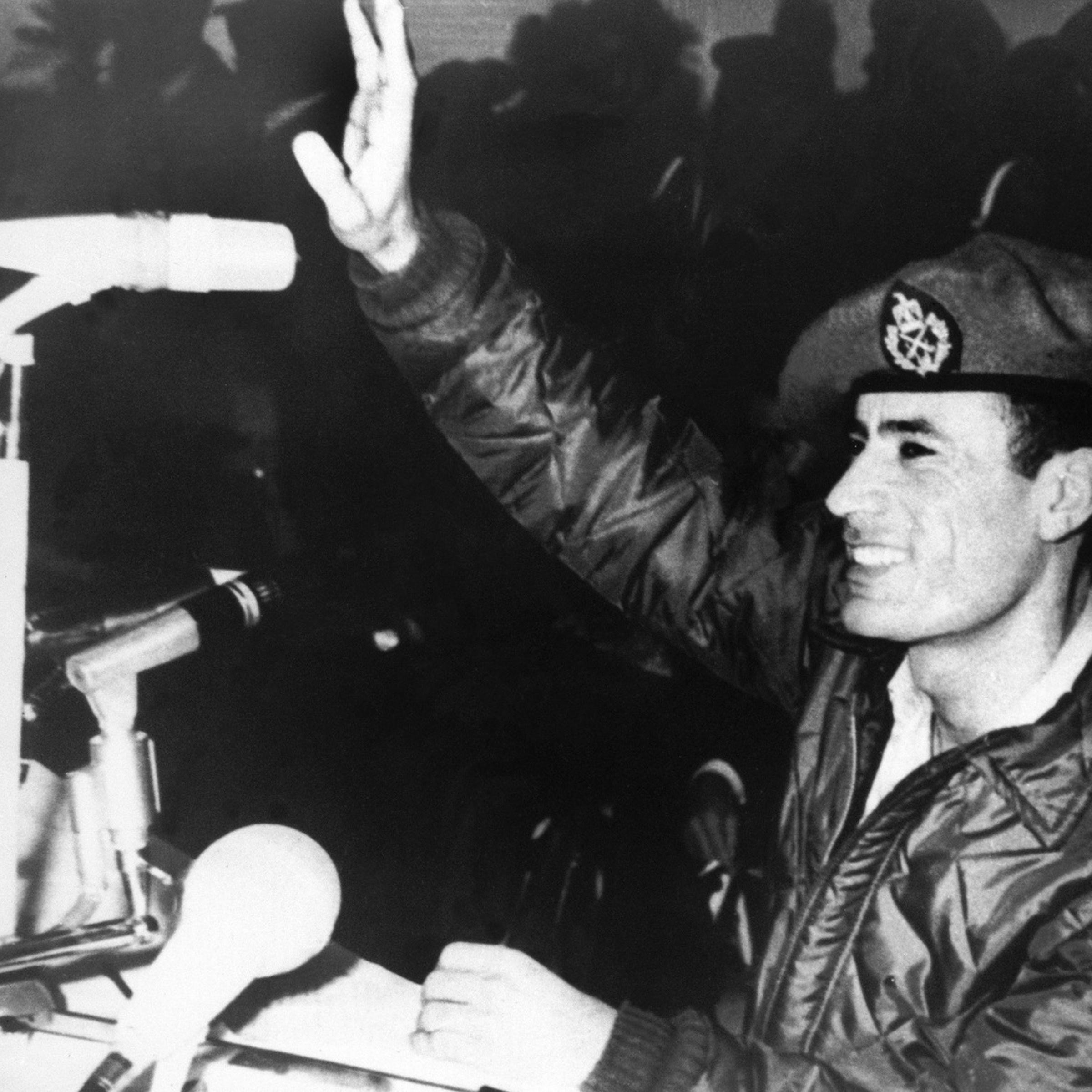 Muammar Gaddafi in 1969