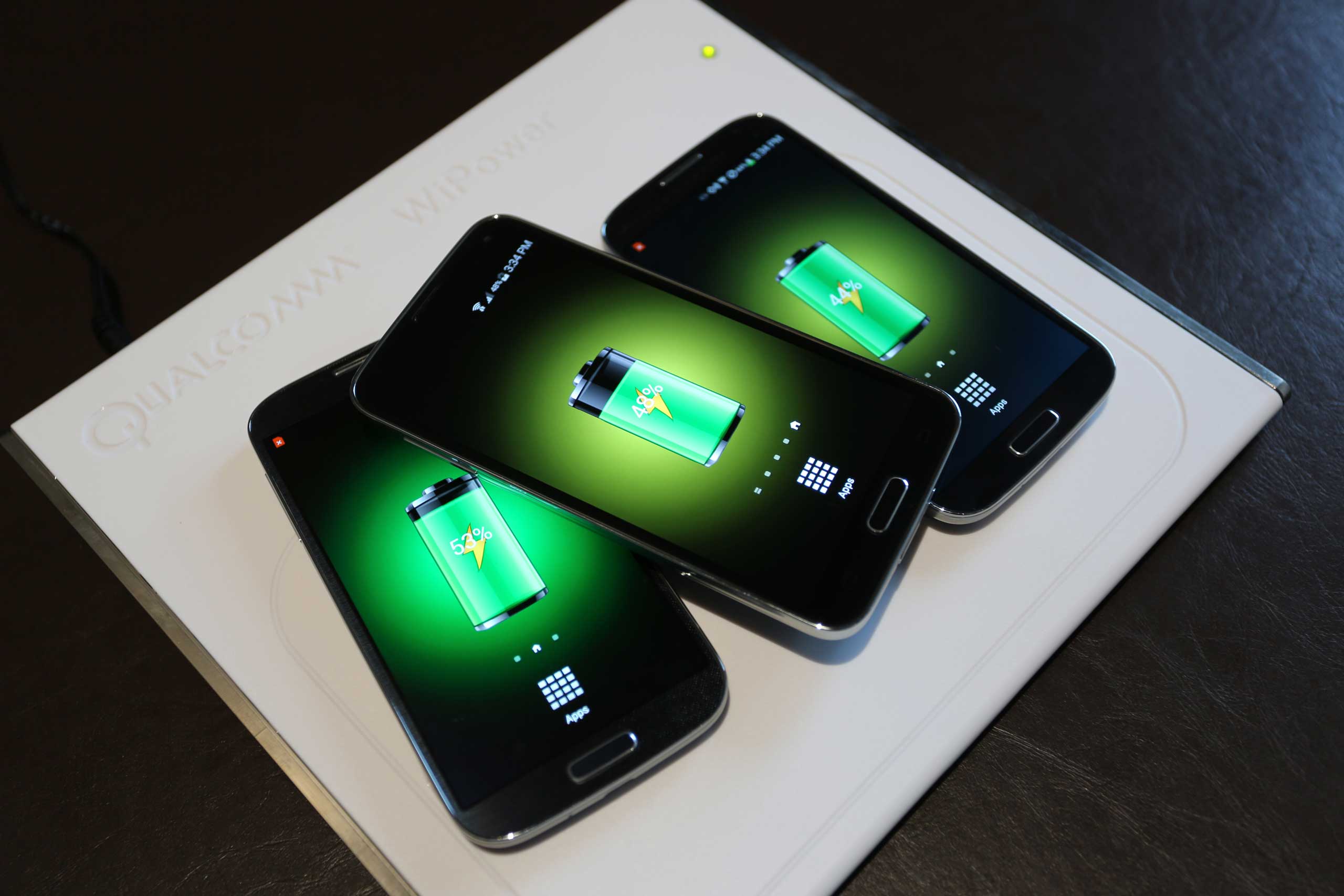 Qualcomm WiPower   Sick of tangled phone charging cables? Qualcomm WiPower allows you to power up your phone without plugging it in — a function that, to most people, is basically magic. The wireless charging pad eliminates the fuss of power chords, while also allowing you to turn everyday furniture like tables and chairs into charging surfaces.