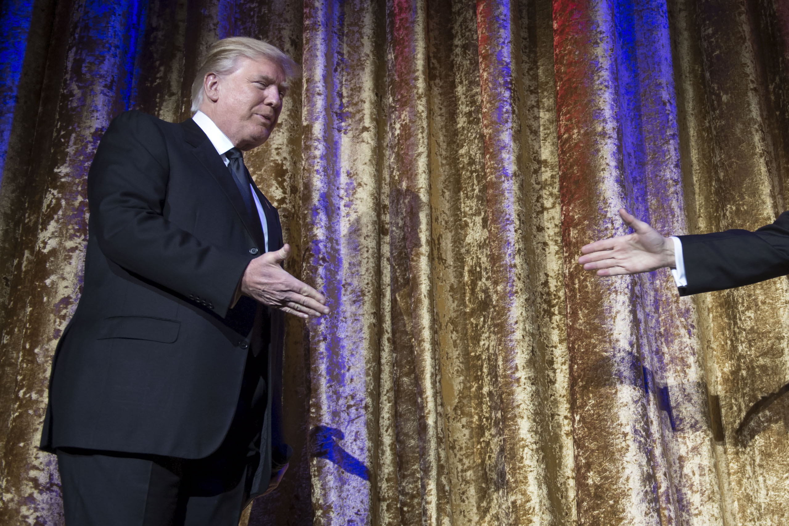 Trump Attends D.C. Dinner Aimed At Meeting With Foreign Diplomats