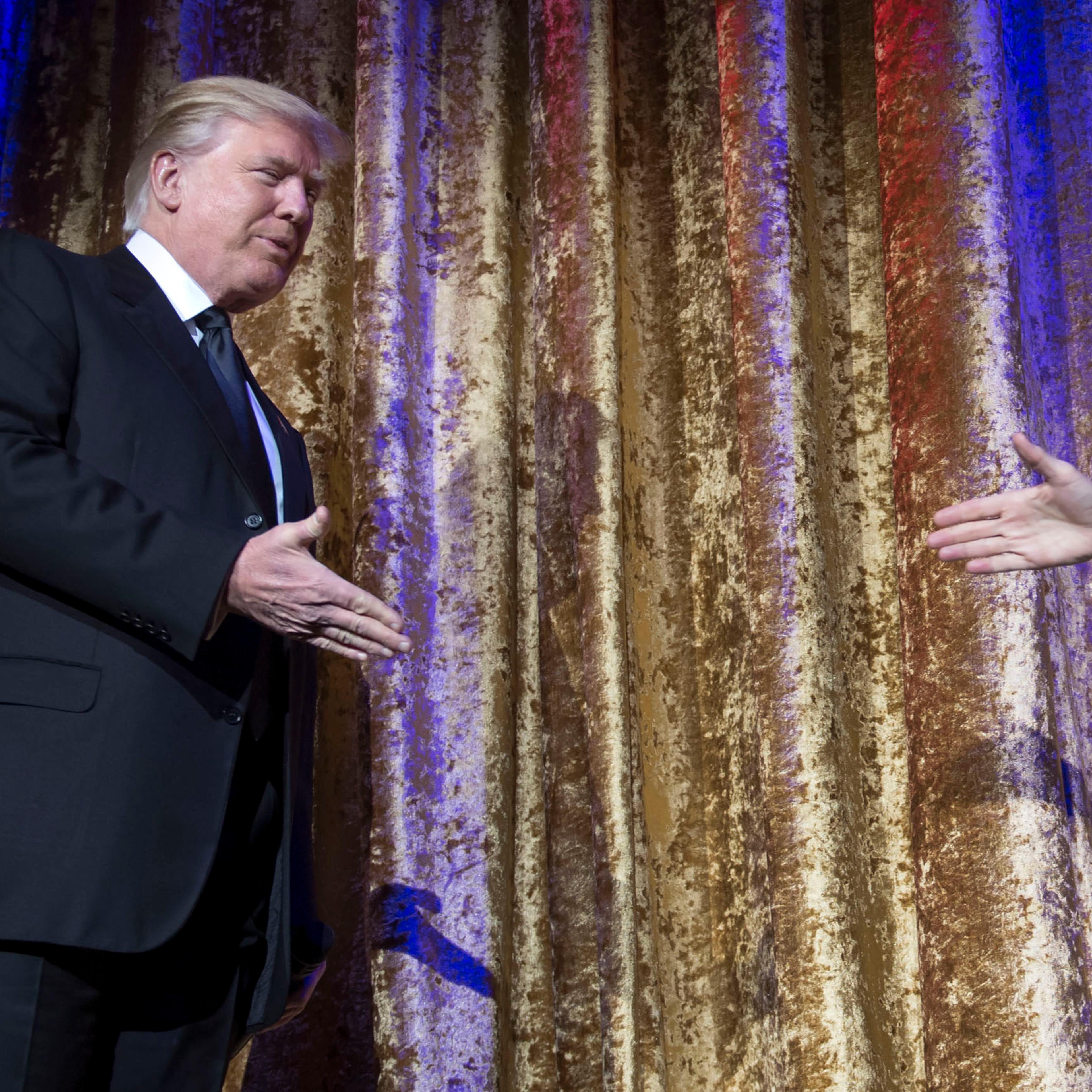 Trump Attends D.C. Dinner Aimed At Meeting With Foreign Diplomats