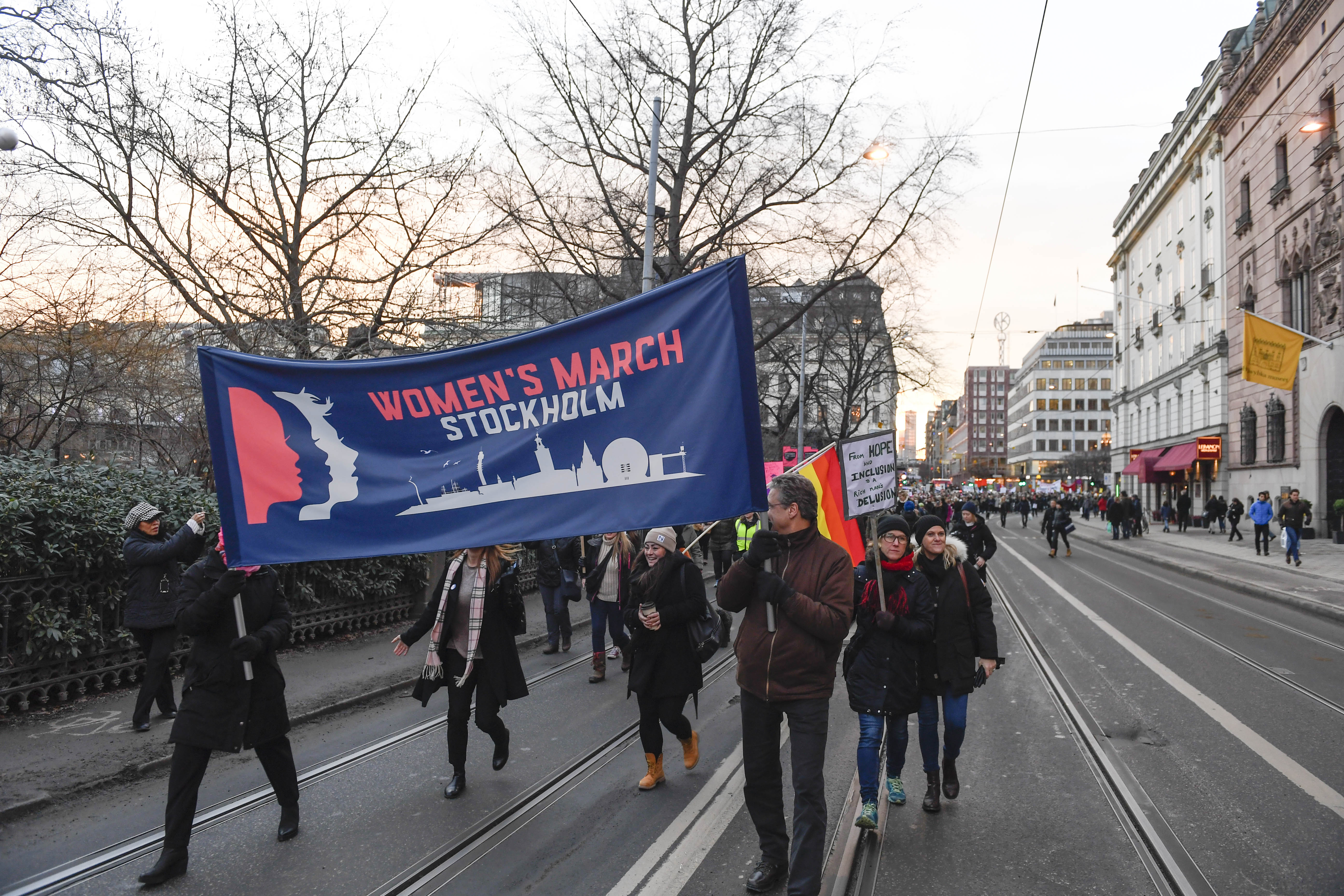 SWEDEN-US-POLITICS-INAUGURATION-PROTEST