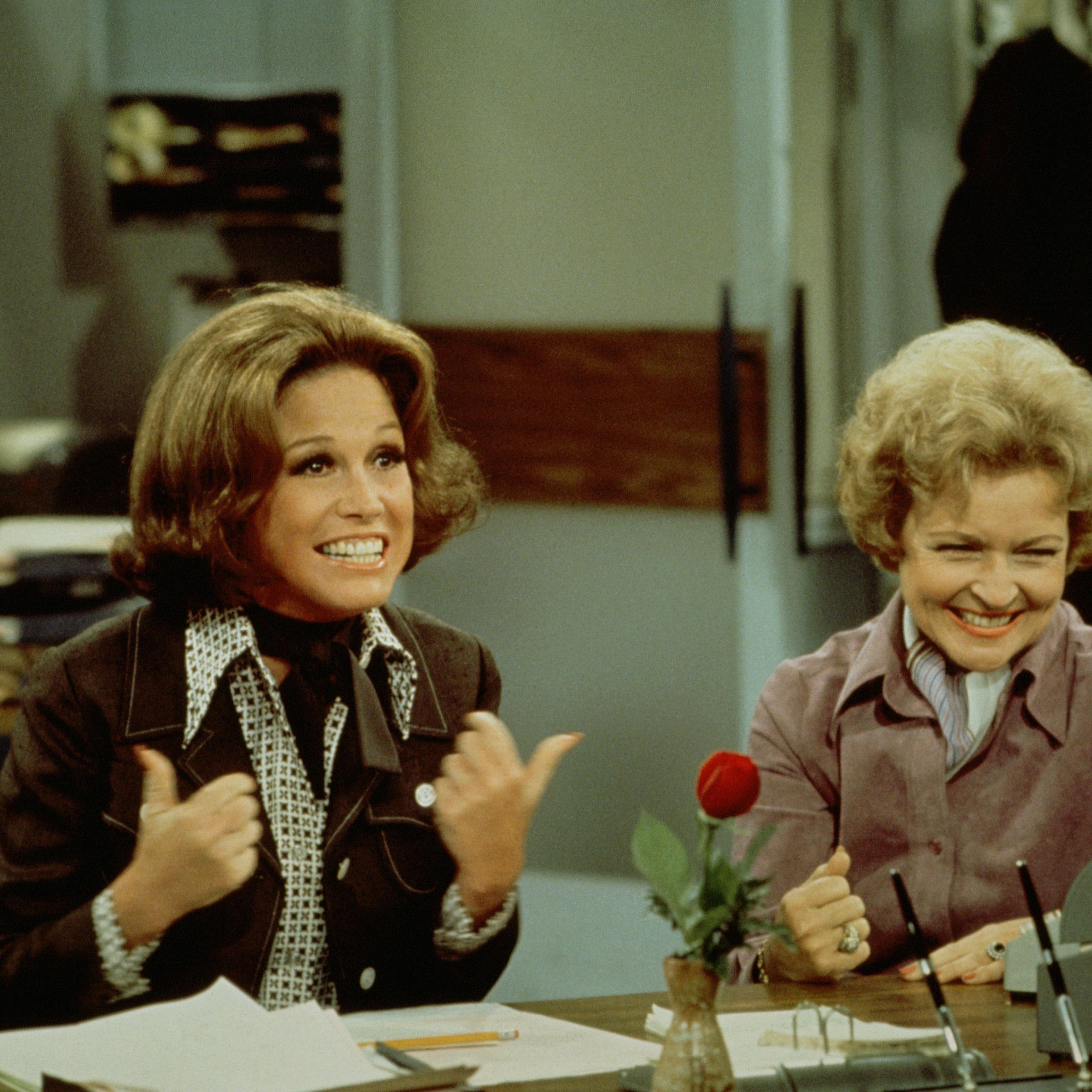 Moore & White In 'The Mary Tyler Moore Show"