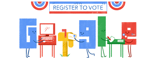 On the eve of National Voter Registration Day, Google is taking the opportunity to prompt voters to get registered.