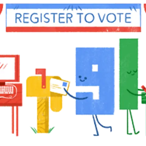 On the eve of National Voter Registration Day, Google is taking the opportunity to prompt voters to get registered.