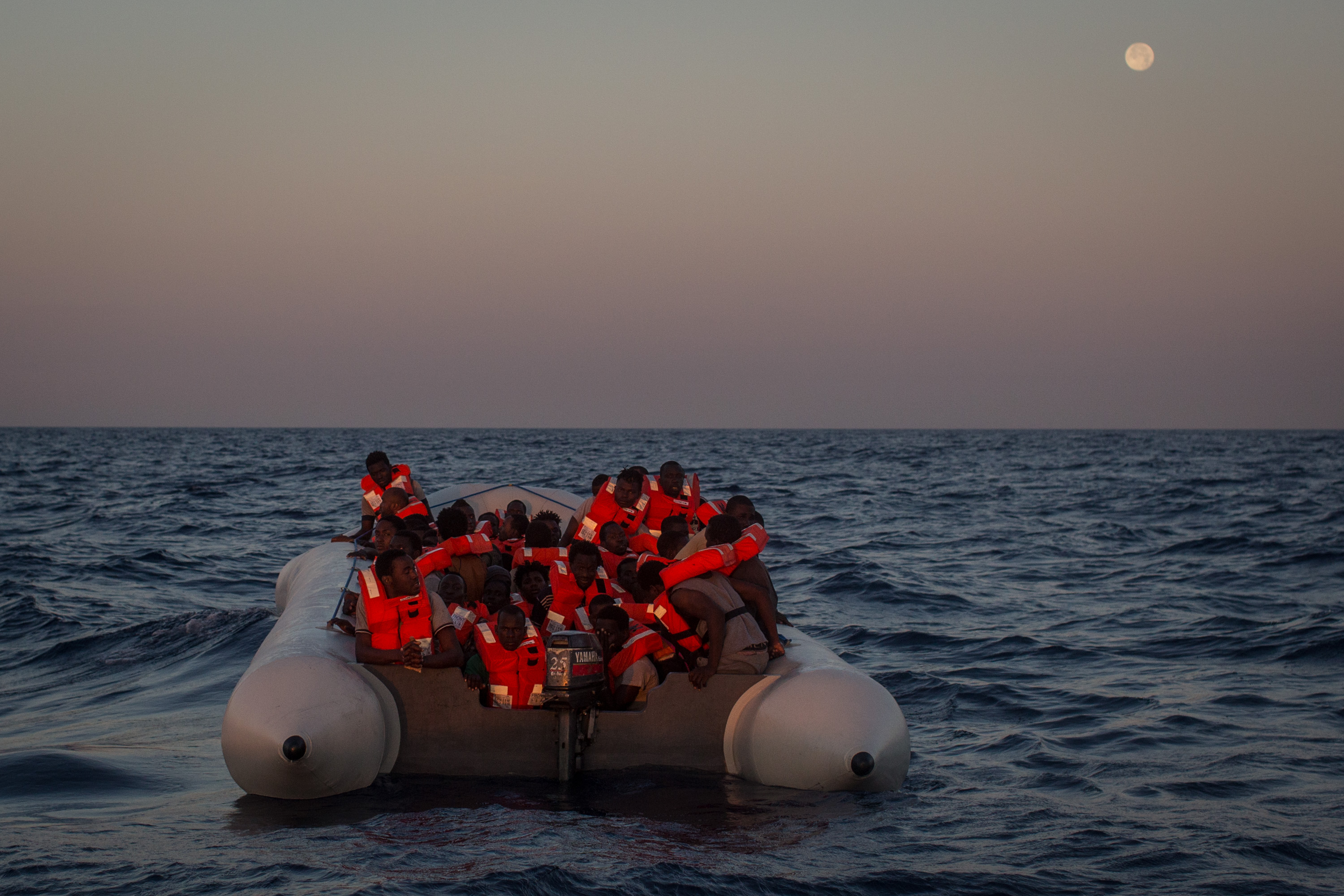 MOAS Search For Migrants On The Mediterranean