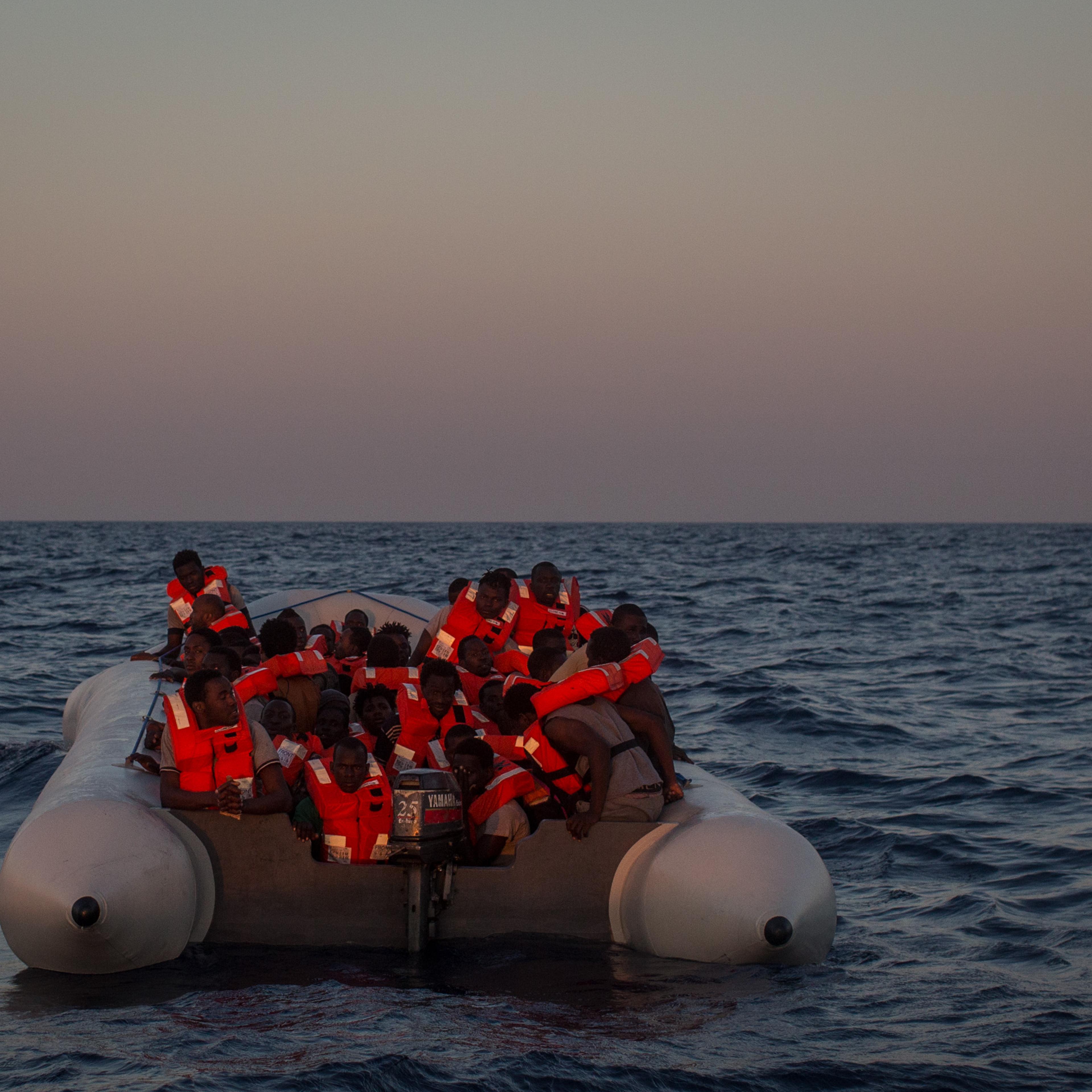 MOAS Search For Migrants On The Mediterranean