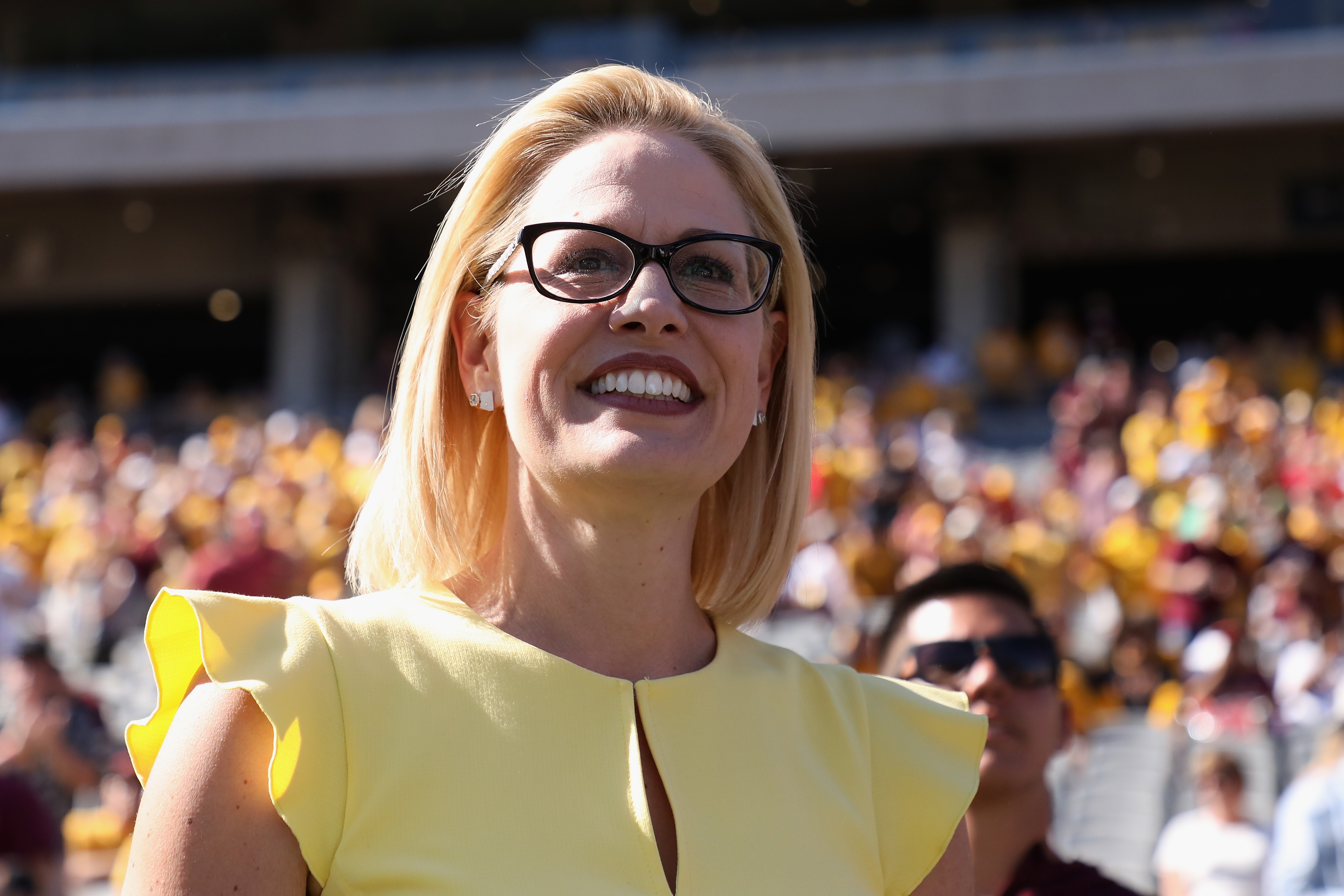 Arizona Senate Candidates Attend Arizona State Football Game