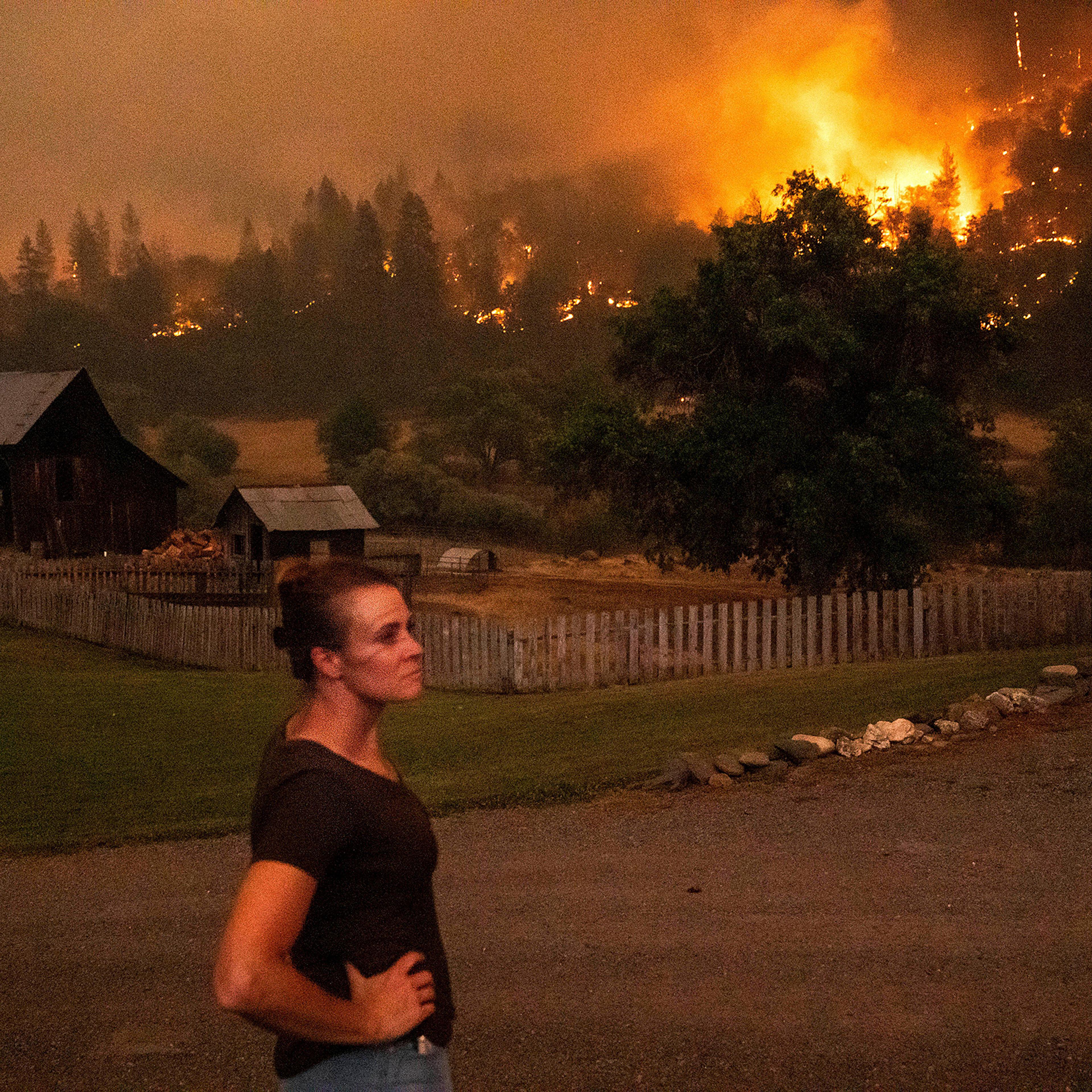 Western Wildfires Mckinney Fire California