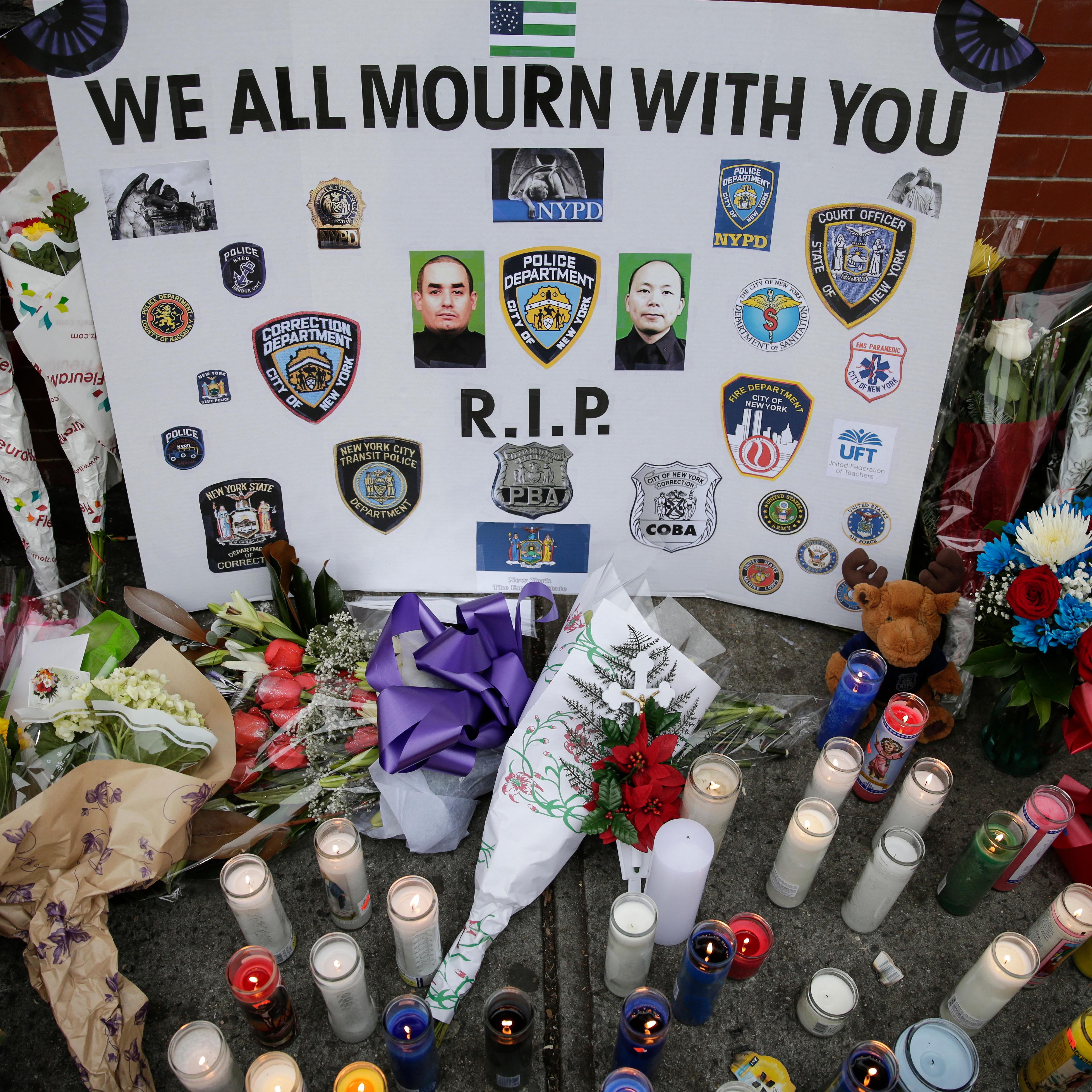 Families of Rafael Ramos, Wenjian Liu Speak