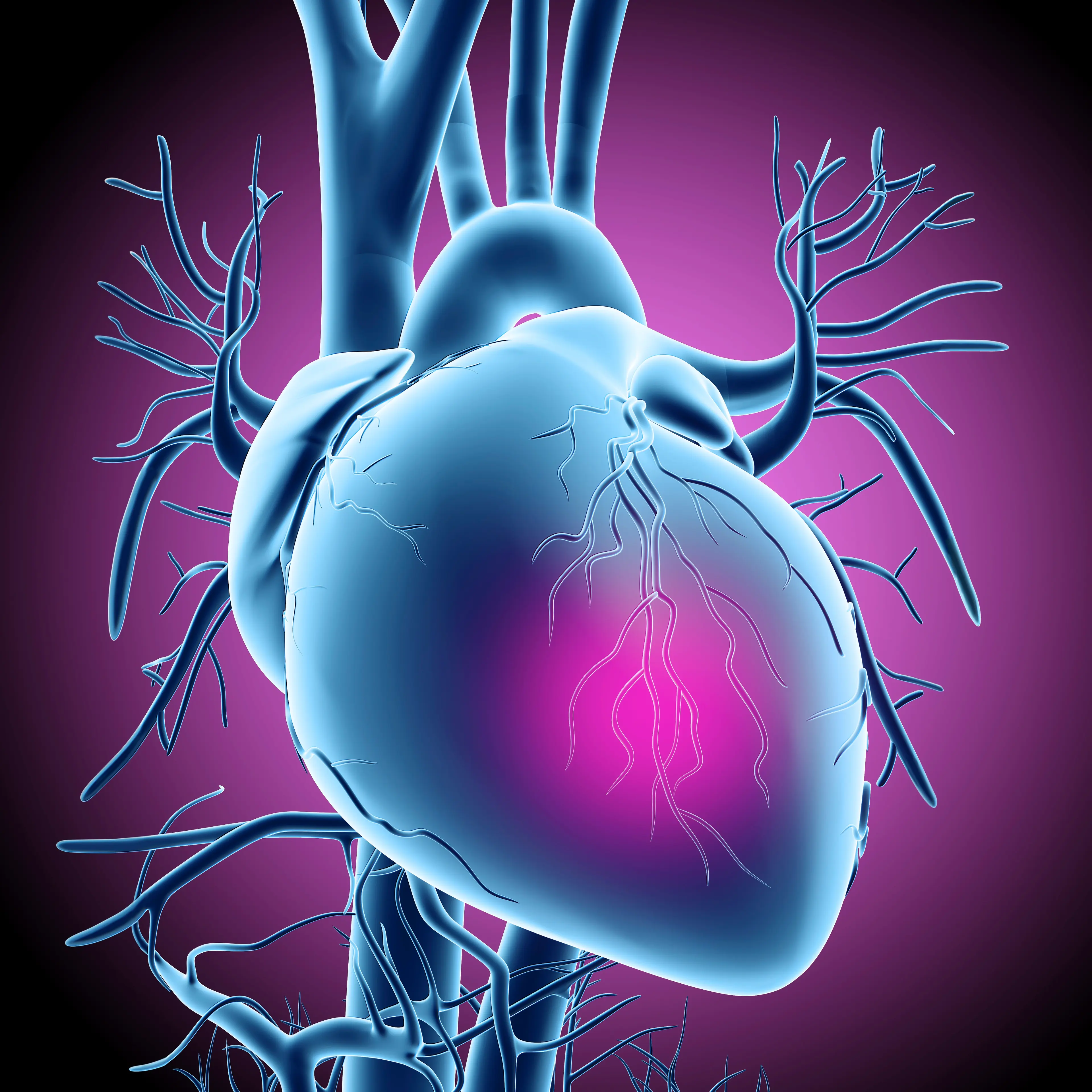 Heart attack, conceptual artwork