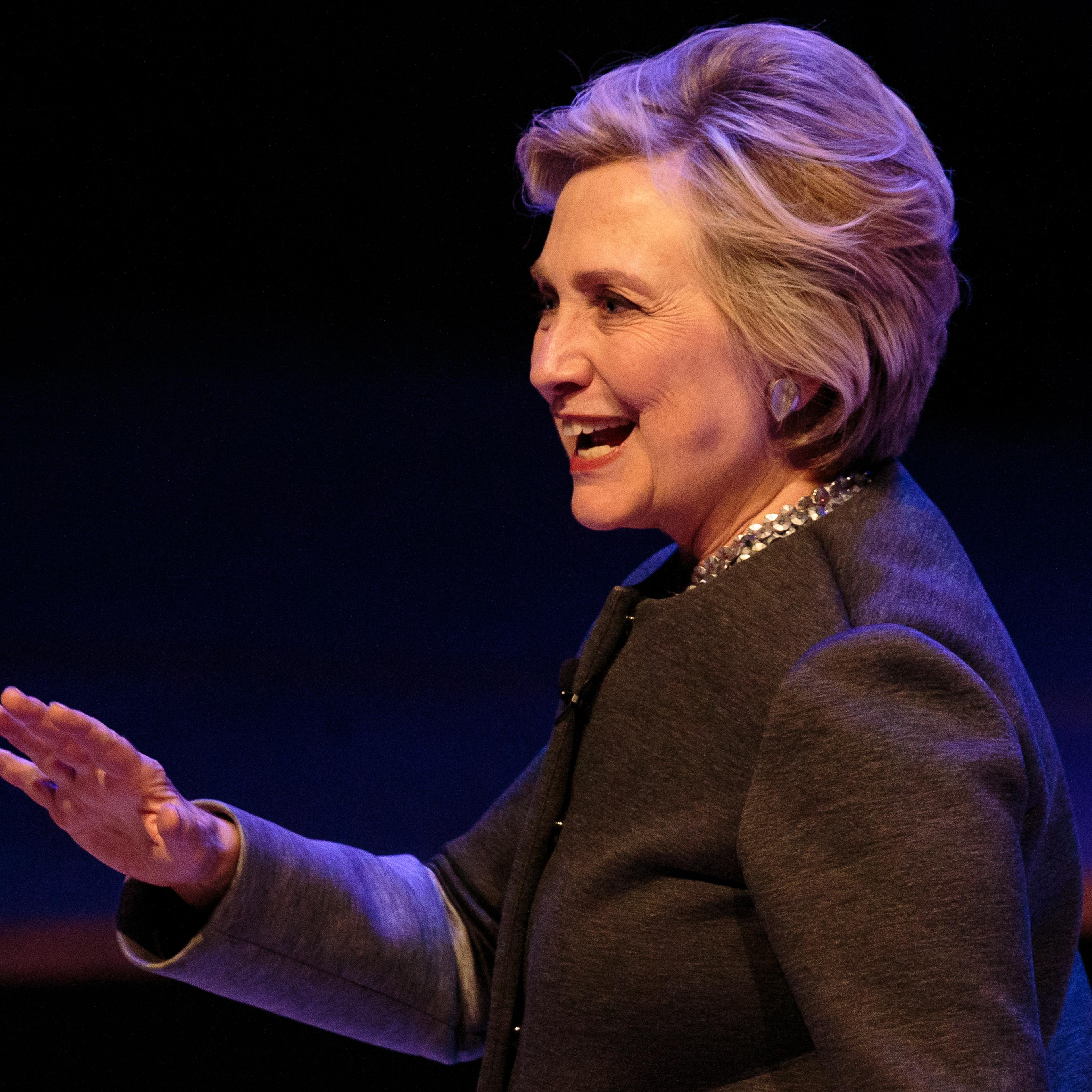 Hillary Clinton Appears At The London Literary Festival
